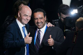 Sheikh Ahmad Al-Sabah congratulates new FIFA president Infantino
