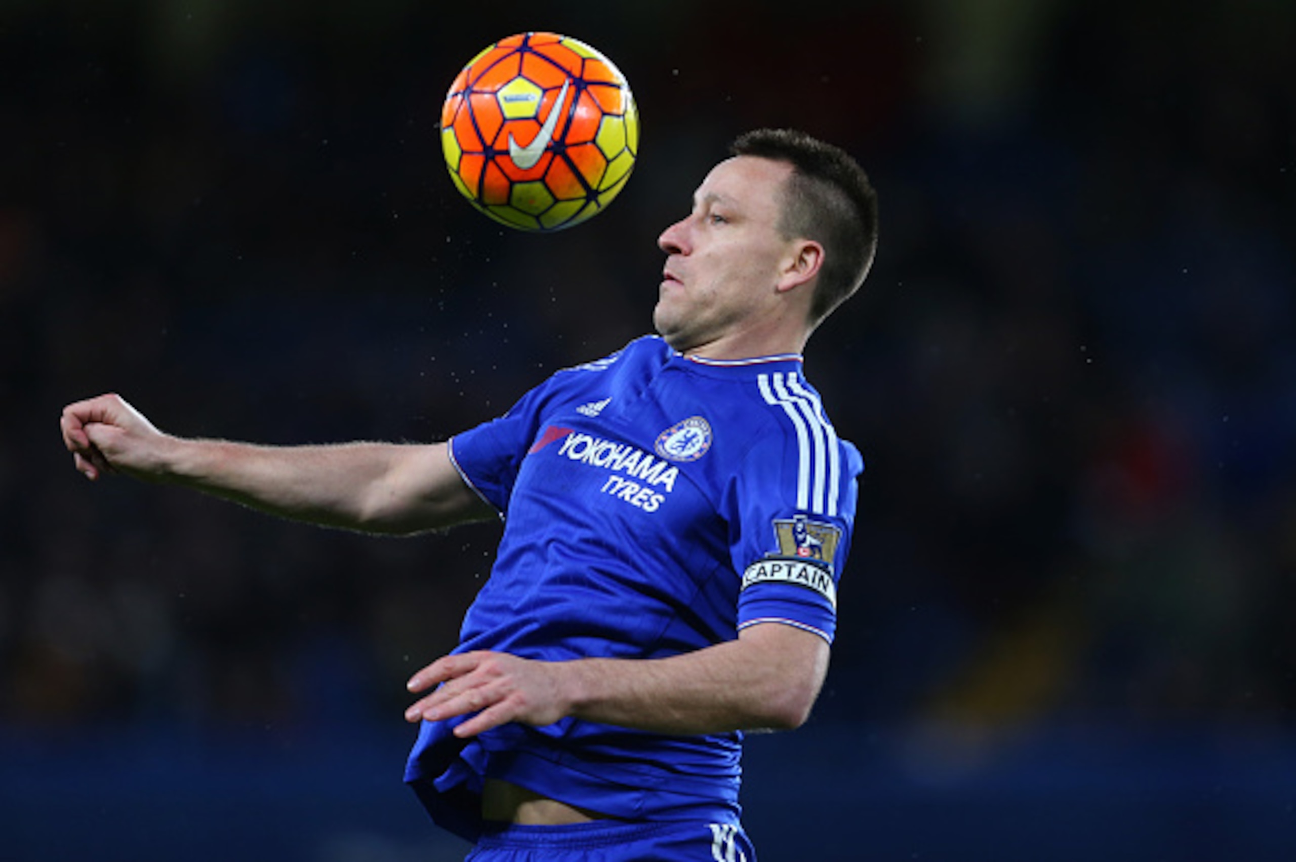 LONDON, ENGLAND - FEBRUARY 07 :  John Terry of Chelsea during the Barclays Premier League match between Chelsea and Manchester United at Stamford Bridge on February 7, 2016 in London, England.  (Photo by Catherine Ivill - AMA/Getty Images)