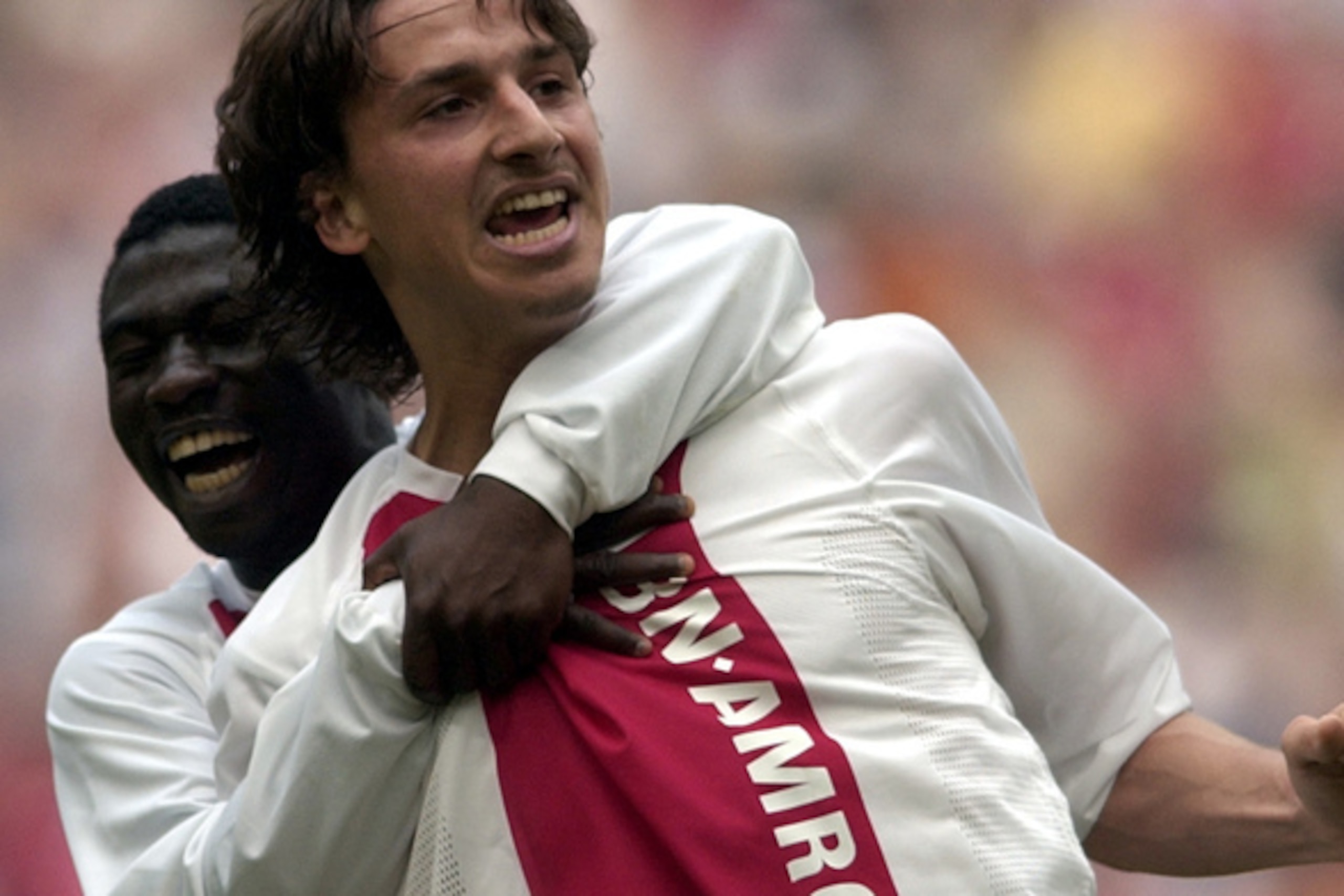 Ibrahimovic during his Ajax days, when he crossed paths with Van Gaal.