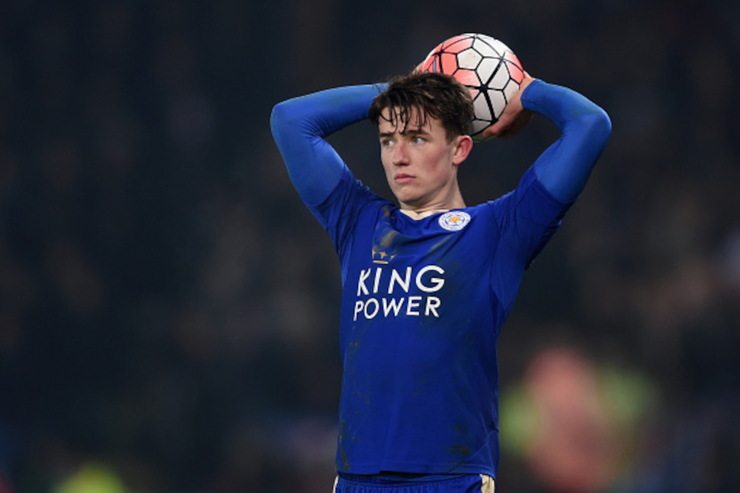 LEICESTER, ENGLAND - JANUARY 20:  Ben Chilwell of Leicester in action during the Emirates FA Cup Third Round Replay match between Leicester City and Tottenham Hotspur at The King Power Stadium on January 20, 2016 in Leicester, England.  (Photo by Michael 