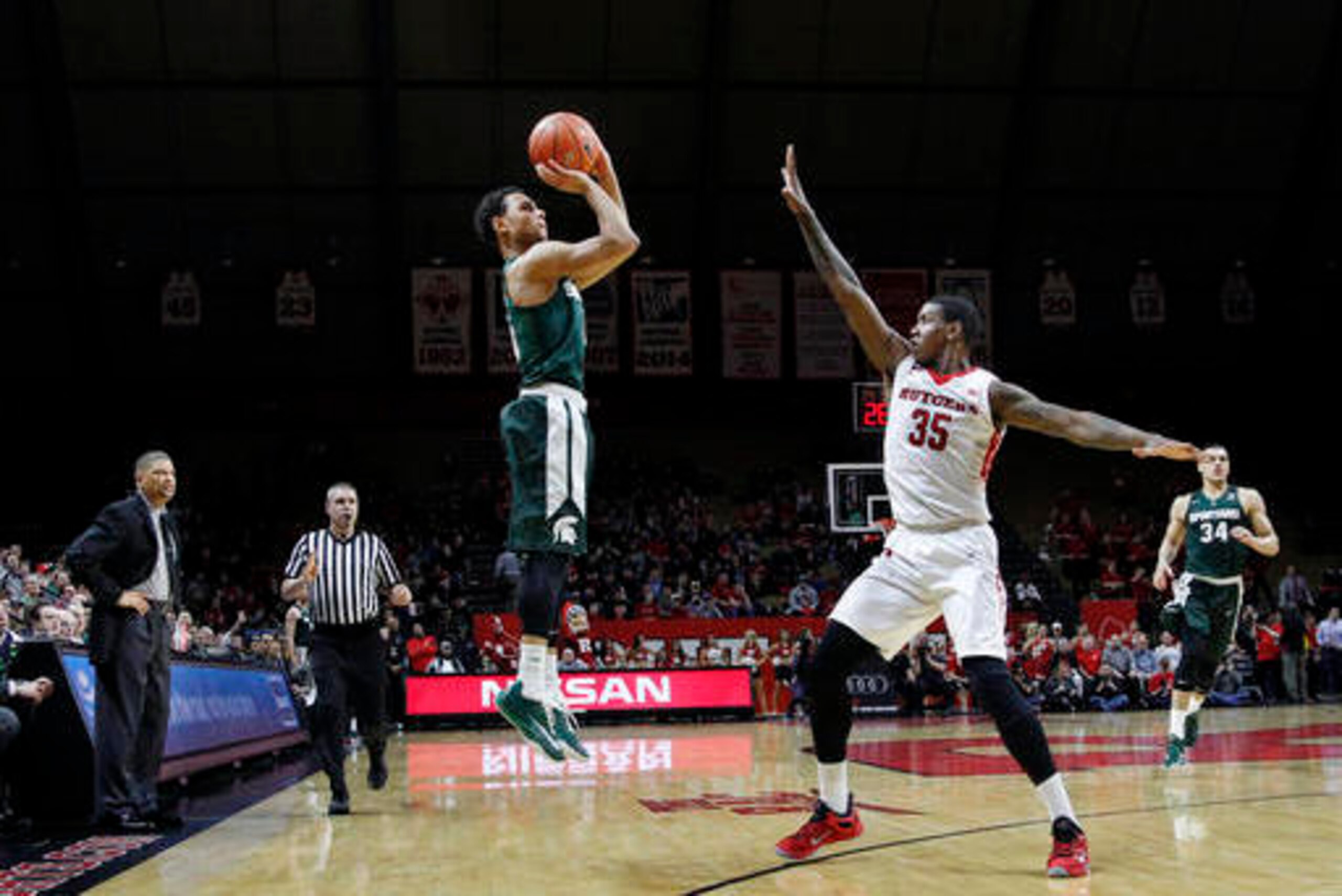 Bryn Forbes' floor-spacing is vital to the Spartans' explosive offense.