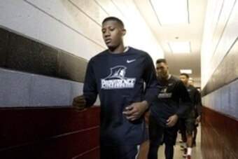 Dec 21, 2015; Amherst, MA, USA; Providence Friars guard Kris Dunn (3) takes the floor prior to a game against the Massachusetts Minutemen at William D. Mullins Center. Mandatory Credit: Mark L. Baer-USA TODAY Sports
