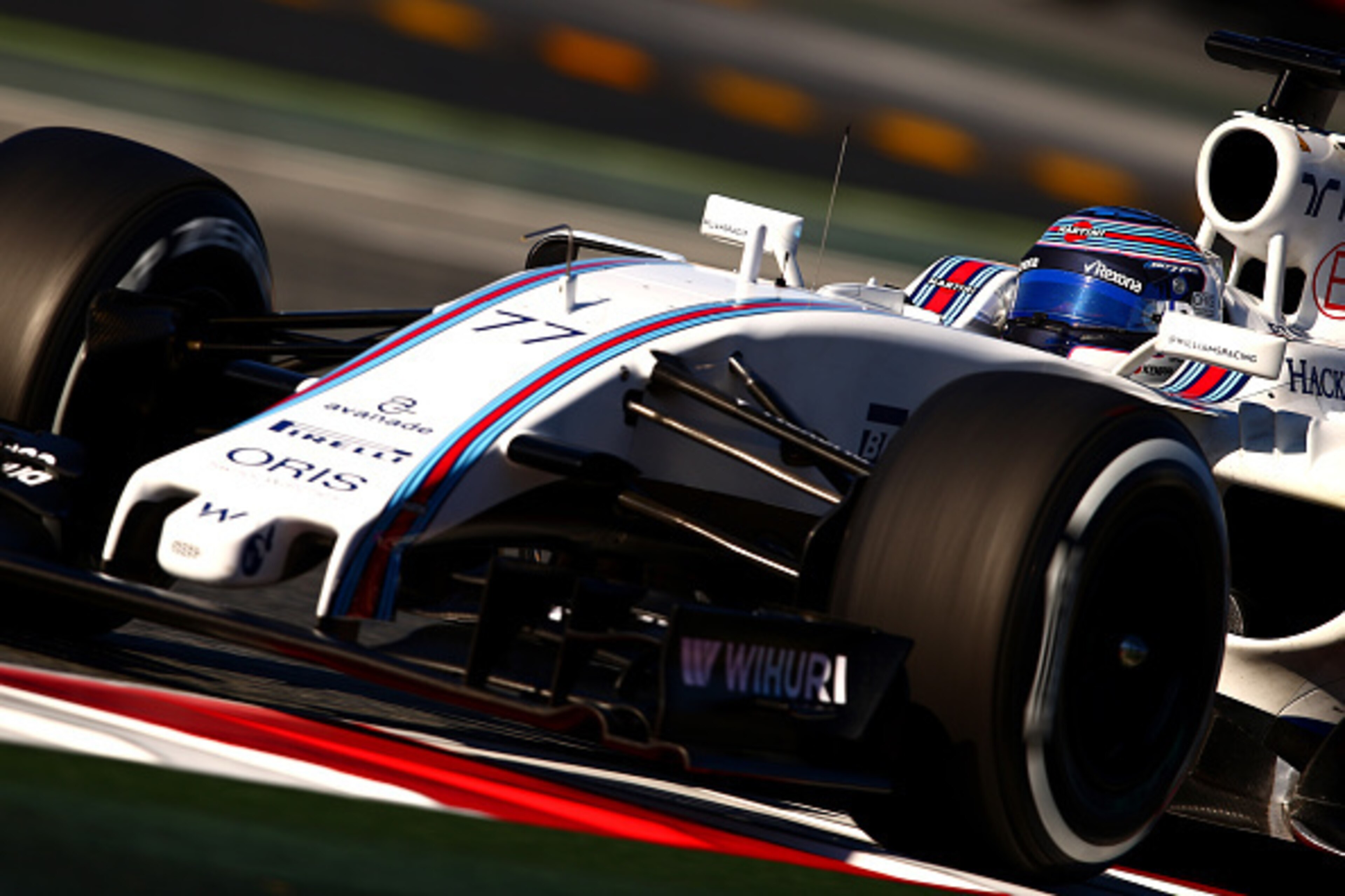 MONTMELO, SPAIN - MARCH 01:  Valtteri Bottas of Finland and Williams drives during day one of F1 winter testing at Circuit de Catalunya on March 1, 2016 in Montmelo, Spain.  (Photo by Dan Istitene/Getty Images)