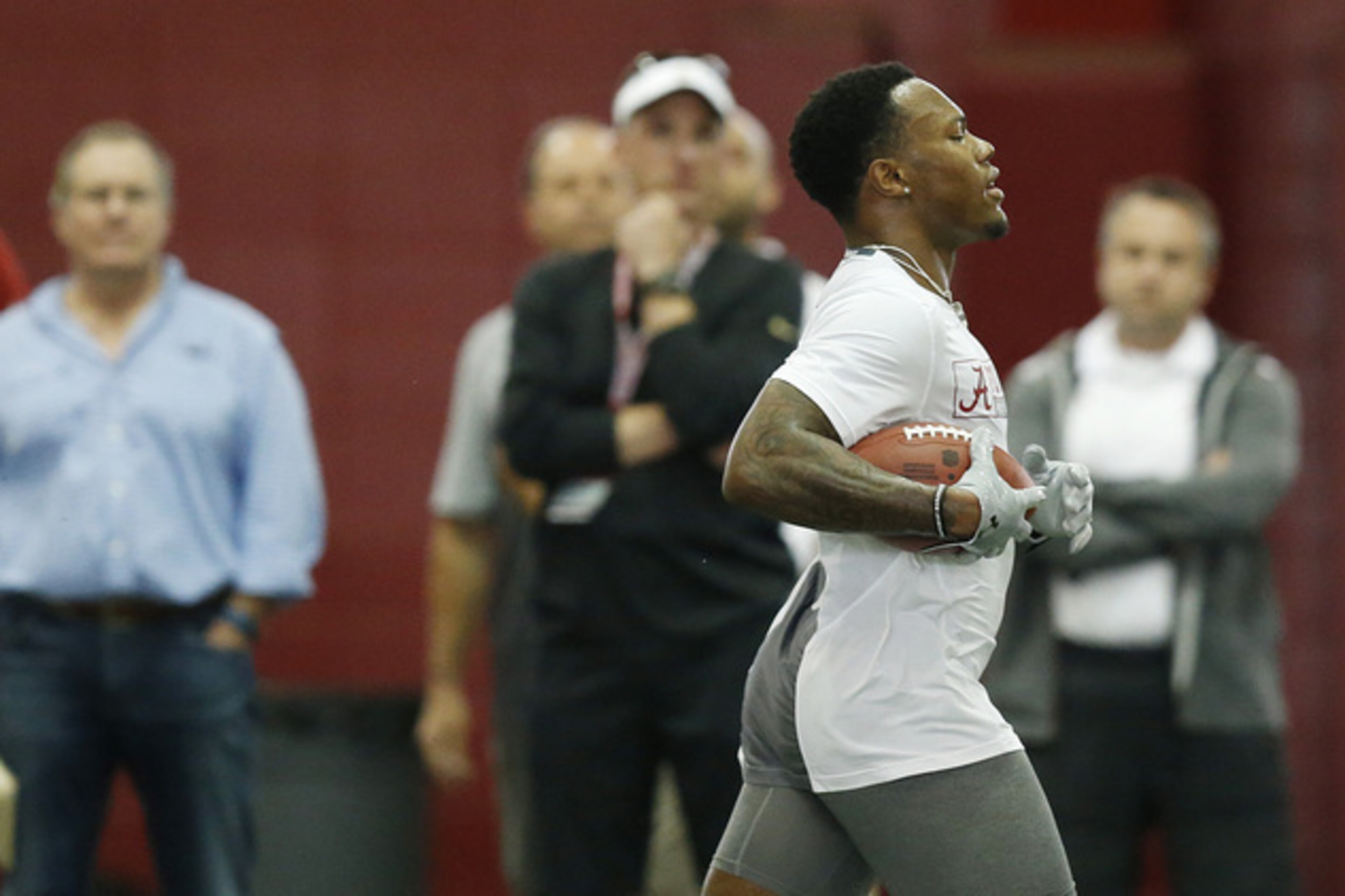Cornerback Cyrus Jones only did position drills on pro day, but that appeared to be enough.