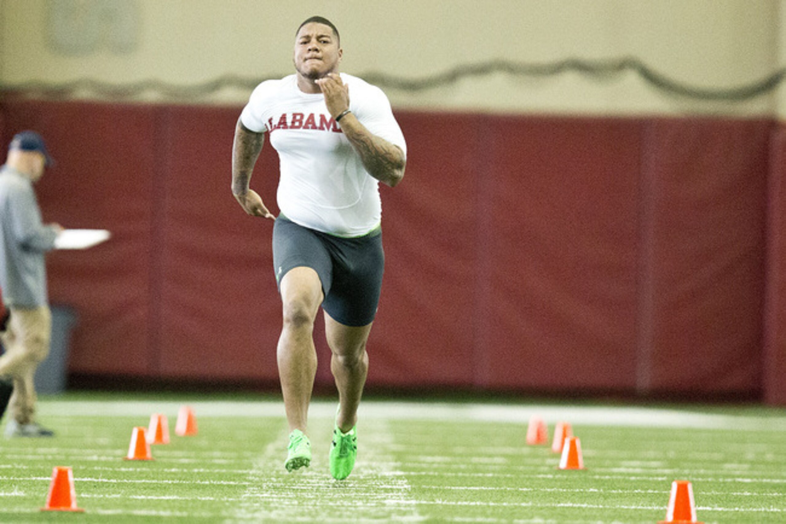D.J. Pettway looked to improve his combine scores.