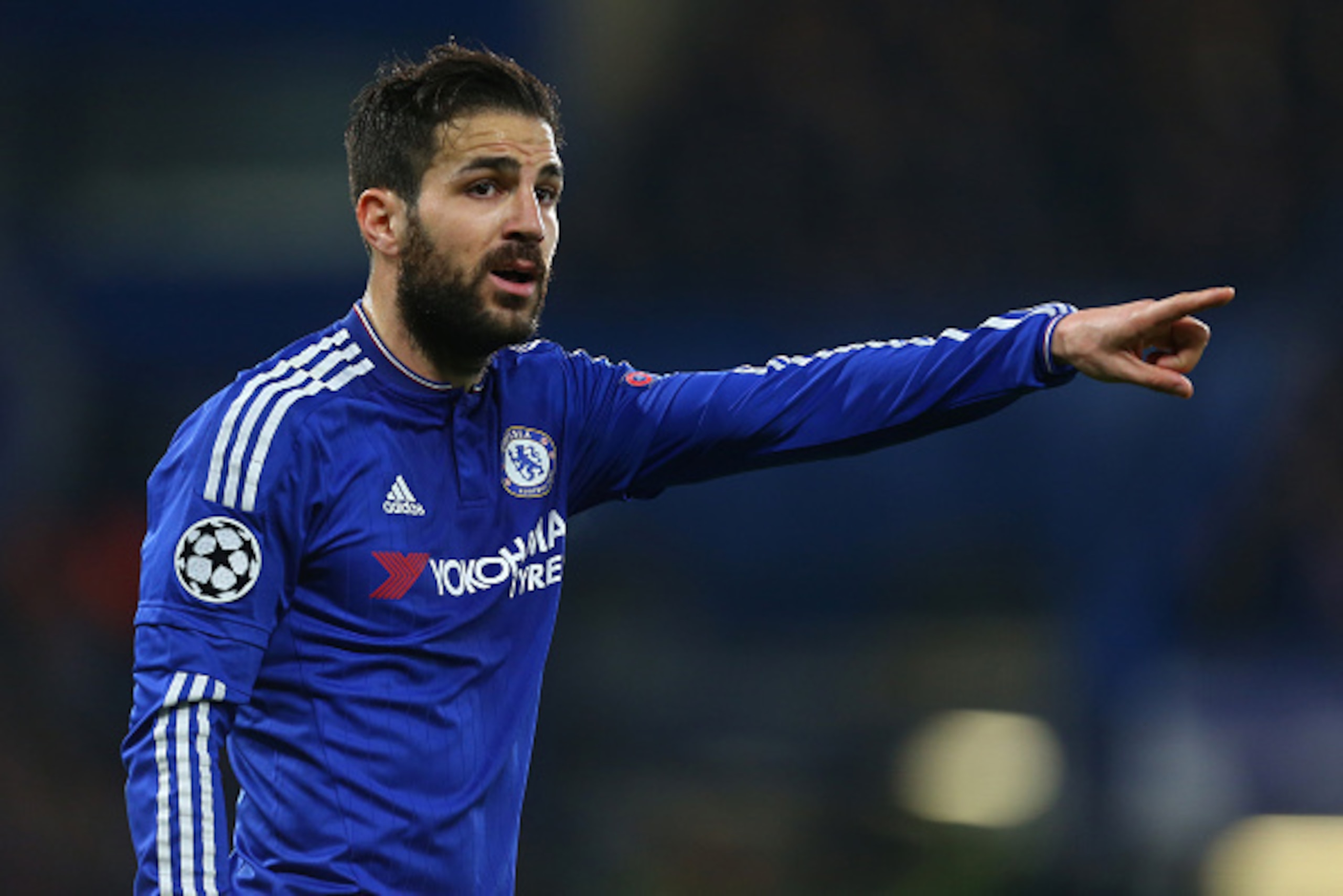 LONDON, ENGLAND - MARCH 09:  Cesc Fabregas of Chelsea during the UEFA Champions League match between Chelsea and Paris Saint-Germain at Stamford Bridge on March 9, 2016 in London, United Kingdom.  (Photo by Catherine Ivill - AMA/Getty Images)