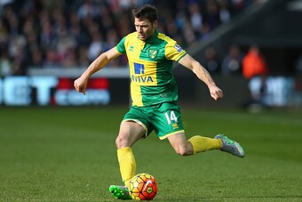 SWANSEA, WALES - MARCH 05:  Wes Hoolahan of Norwich City during the Barclays Premier League match between Swansea City and Norwich City at the Liberty Stadium on March 5, 2016 in Swansea, Wales.  (Photo by Michael Steele/Getty Images)