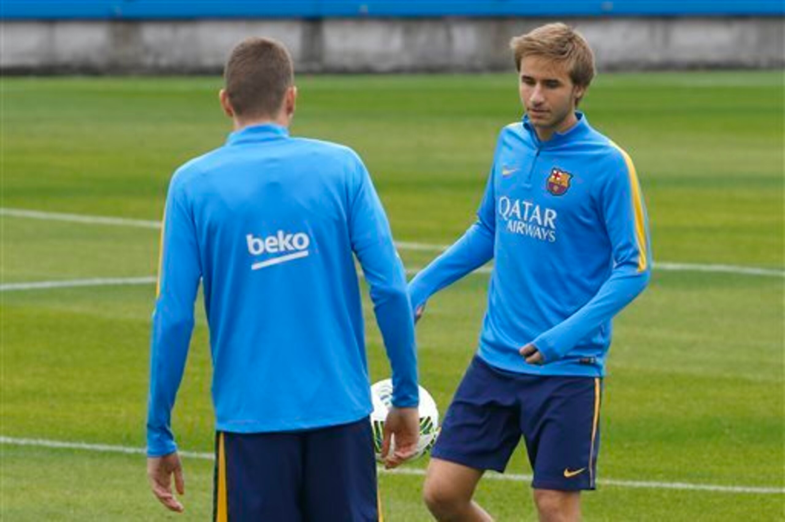 Sergi Samper looked completely at home on his La Liga debut for Barcelona.