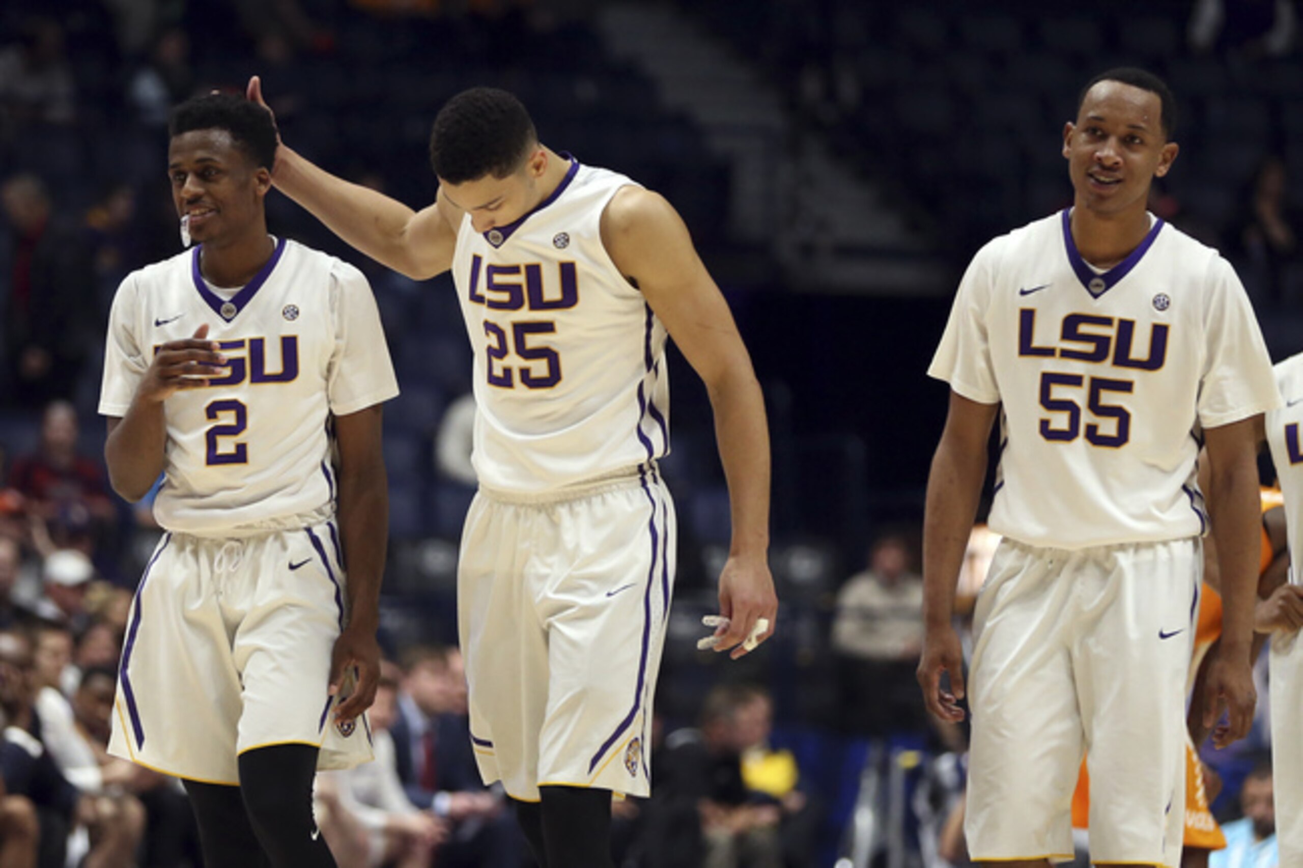 (L-R) Antonio Blakeney, Ben Simmons and Tim Quarterman