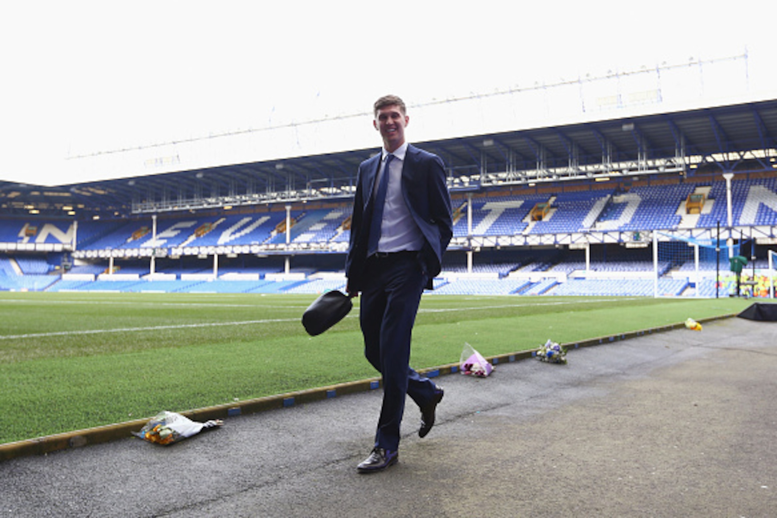 LIVERPOOL, ENGLAND - MARCH 12:  John Stones of Everton is seen on arrival at the stadium prior to the Emirates FA Cup sixth round match between Everton and Chelsea at Goodison Park on March 12, 2016 in Liverpool, England.  (Photo by Clive Brunskill/Getty 