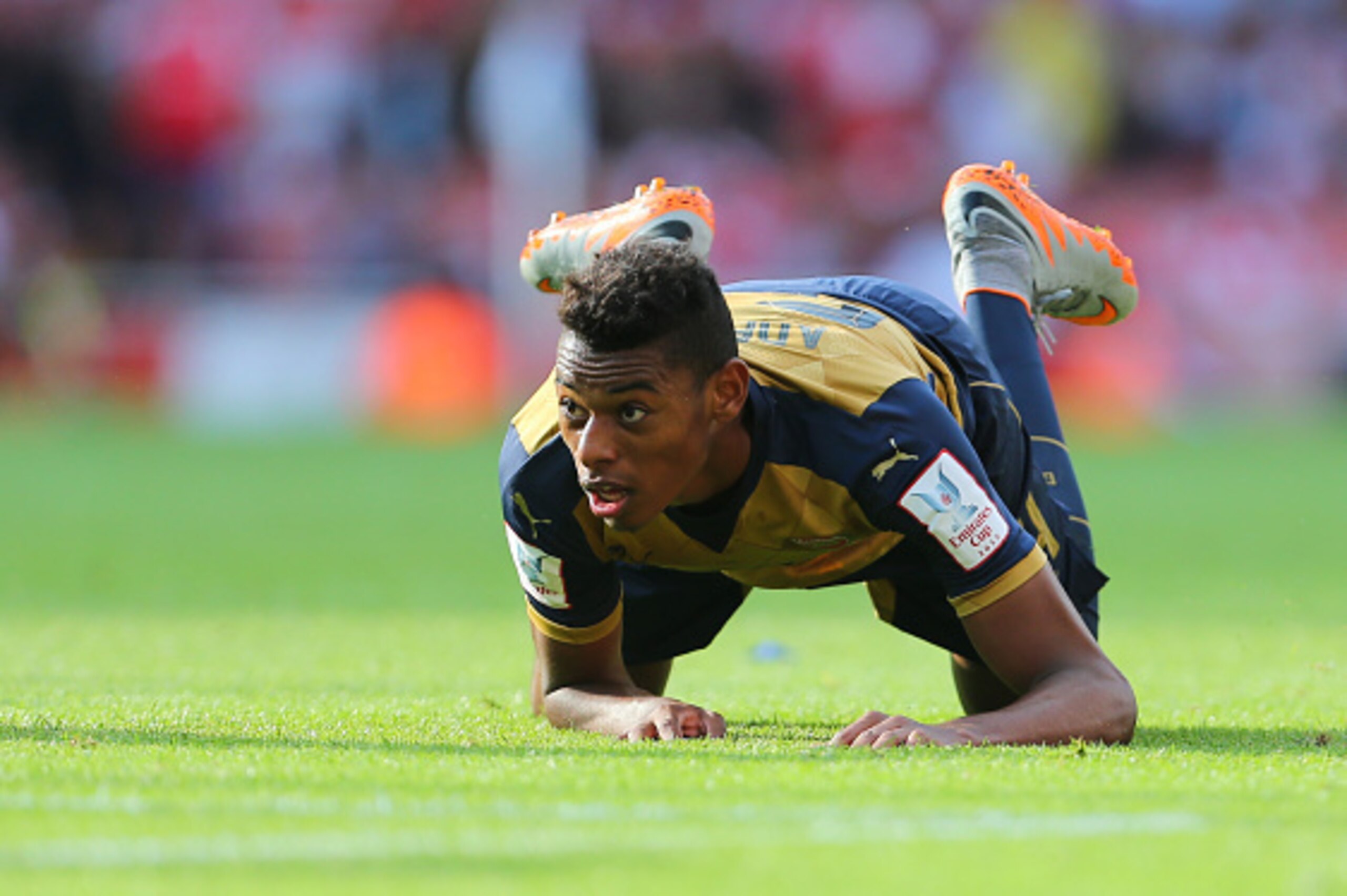 LONDON, ENGLAND - JULY 25: Jeff Reine-Adelaide of Arsenal during the Emirates Cup match between Arsenal and Olympique Lyonnais at Emirates Stadium on July 25, 2015 in London, England. (Photo by Catherine Ivill - AMA/Getty Images) LONDON, ENGLAND - JULY 25: Jeff Reine-Adelaide of Arsenal during the Emirates Cup match between Arsenal and Olympique Lyonnais at Emirates Stadium on July 25, 2015 in London, England. (Photo by Catherine Ivill - AMA/Getty Images)