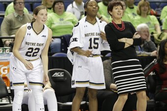 Notre Dame enters the NCAA tournament with a 31-1 record.