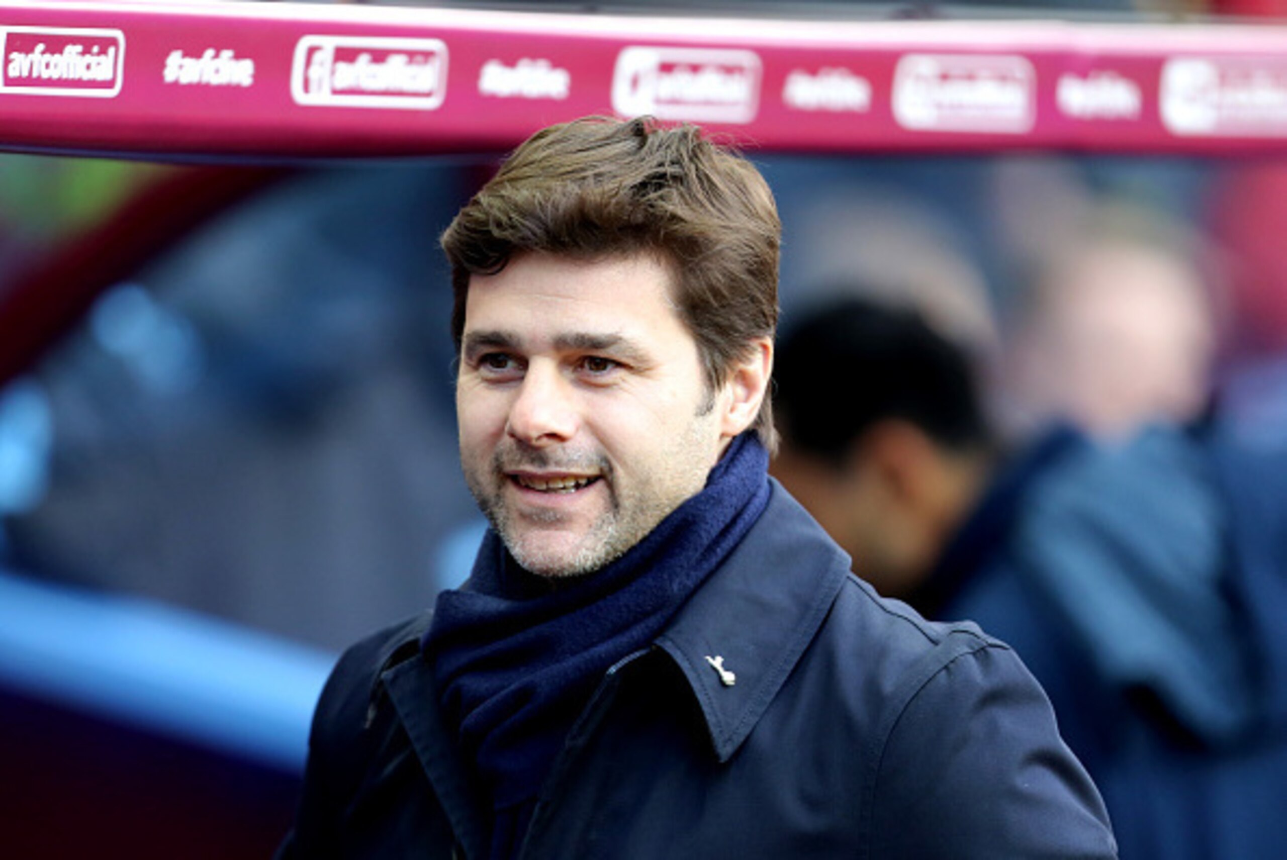 BIRMINGHAM, ENGLAND - MARCH 13: Mauricio Pochettino the head coach / manager of Tottenham Hotspur during the Barclays Premier League match between Aston Villa and Tottenham Hotspur at Villa Park on March 13, 2016 in Birmingham, England.  (Photo by James B