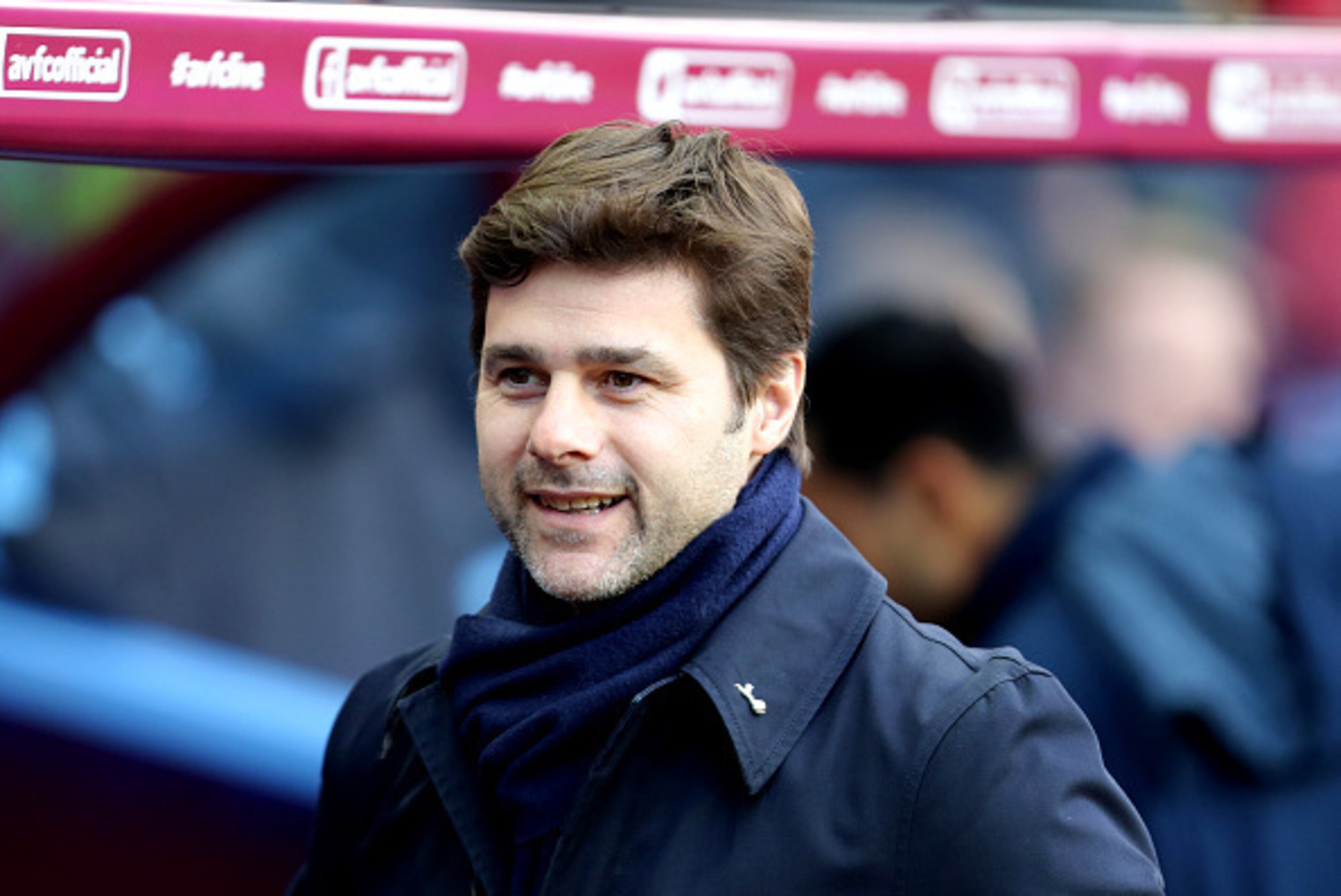 BIRMINGHAM, ENGLAND - MARCH 13: Mauricio Pochettino the head coach / manager of Tottenham Hotspur during the Barclays Premier League match between Aston Villa and Tottenham Hotspur at Villa Park on March 13, 2016 in Birmingham, England.  (Photo by James B
