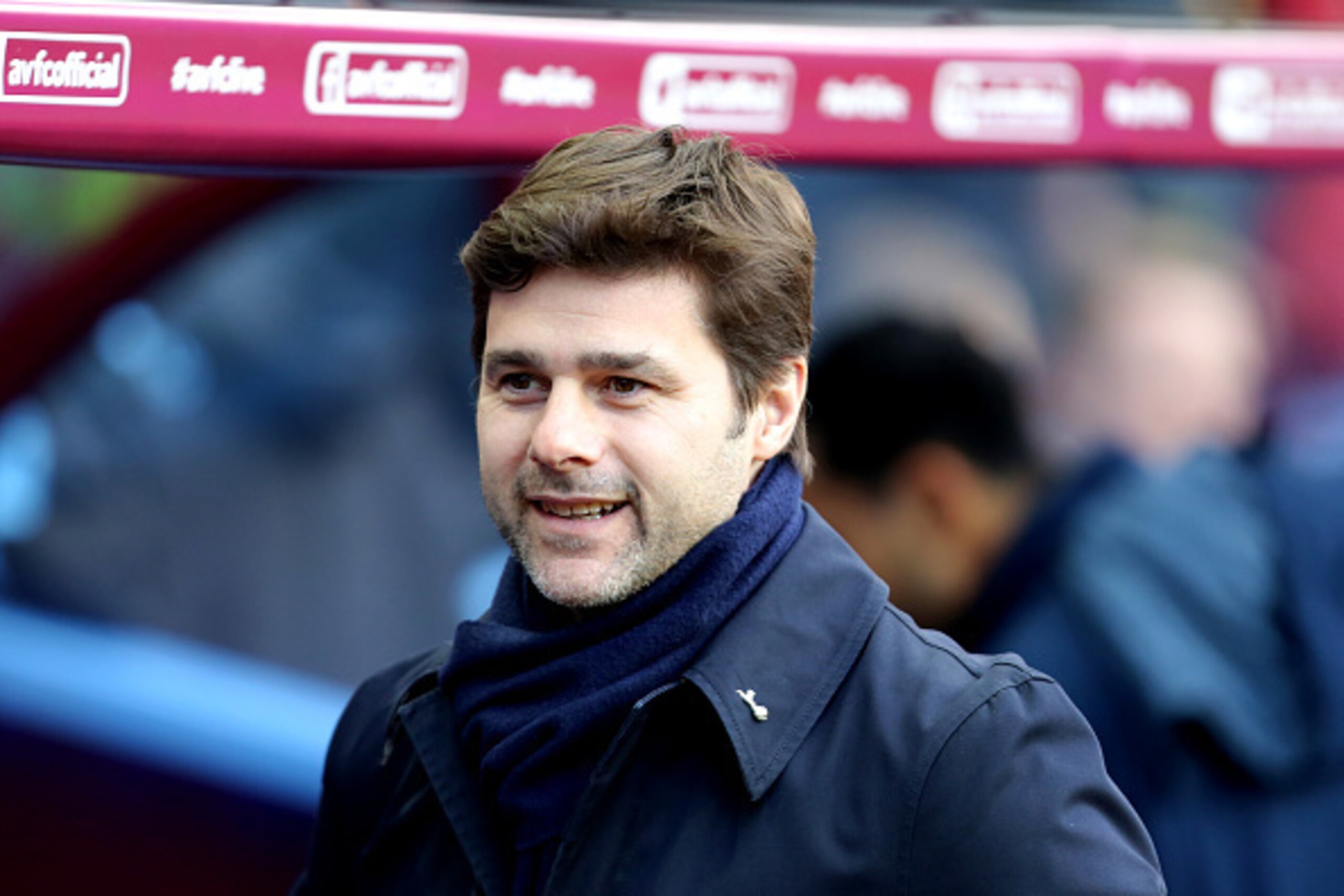 BIRMINGHAM, ENGLAND - MARCH 13: Mauricio Pochettino the head coach / manager of Tottenham Hotspur during the Barclays Premier League match between Aston Villa and Tottenham Hotspur at Villa Park on March 13, 2016 in Birmingham, England.  (Photo by James B