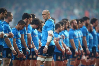 DUBLIN, IRELAND - MARCH 12:  Sergio Parisse the captain of Italy surveys the scene ahead of the RBS Six Nations match between Ireland and Italy at the Aviva Stadium on March 12, 2016 in Dublin, Ireland.  (Photo by Michael Steele/Getty Images)