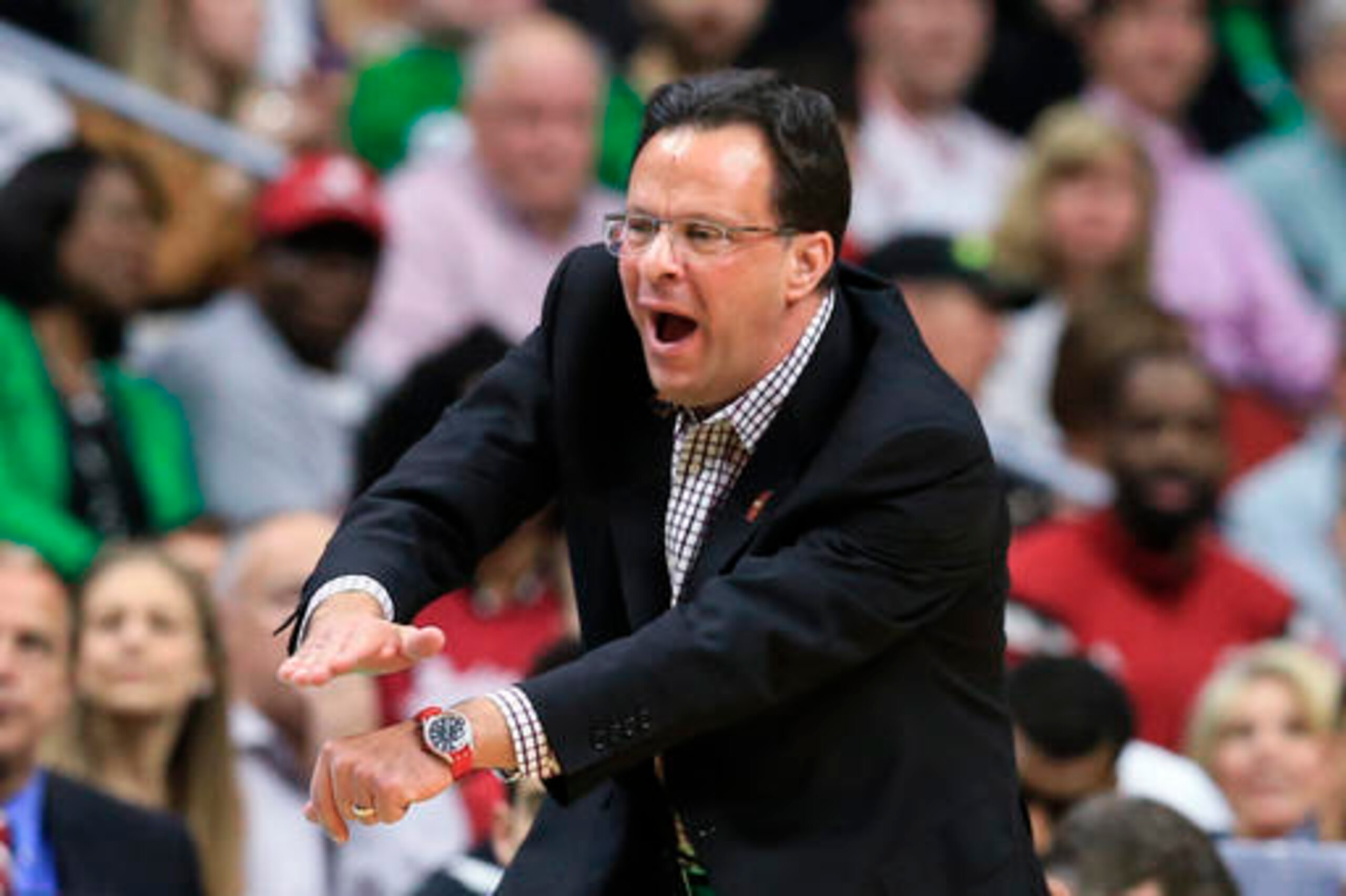 Indiana head coach Tom Crean.