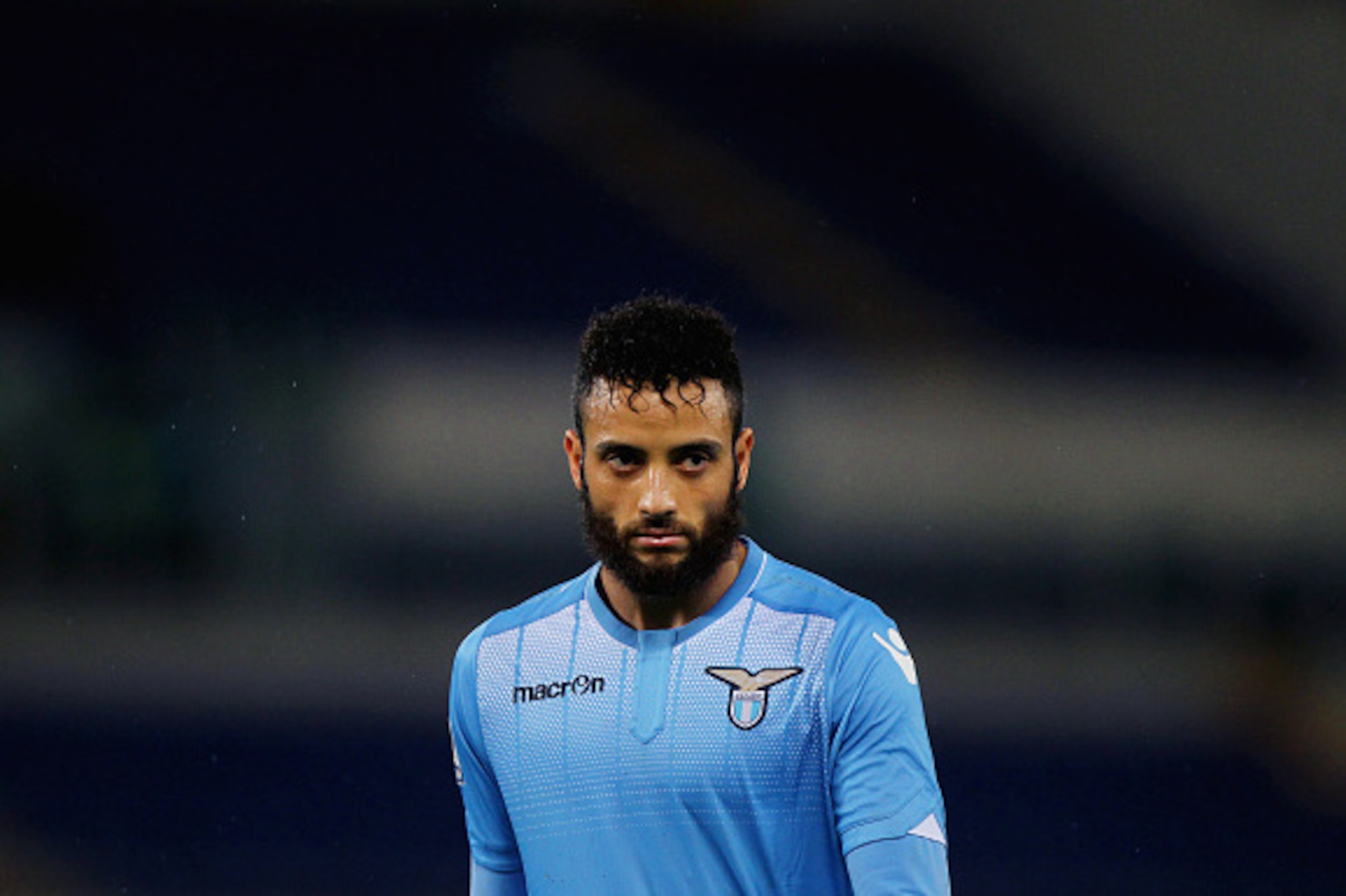 ROME, ITALY - FEBRUARY 29:  Felipe Anderson of SS Lazio looks on during the Serie A match between SS Lazio and US Sassuolo Calcio at Stadio Olimpico on February 29, 2016 in Rome, Italy.  (Photo by Paolo Bruno/Getty Images)