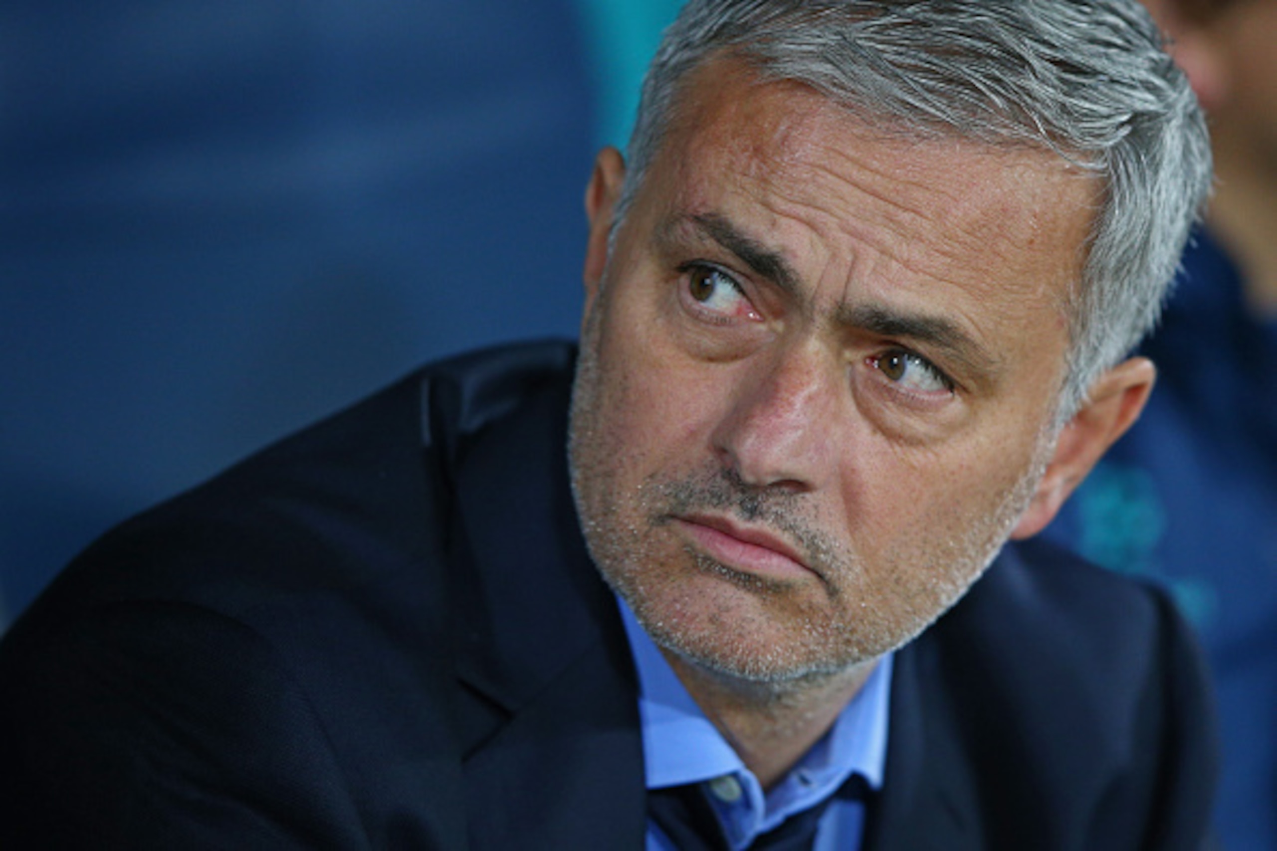 HAIFA, ISRAEL - NOVEMBER 24:  Jose Mourinho, manager of Chelsea looks on during the UEFA Champions League Group G match between Maccabi Tel-Aviv FC and Chelsea FC at Sammy Ofer Stadium on November 24, 2015 in Haifa, Israel.  (Photo by Ian Walton/Getty Ima