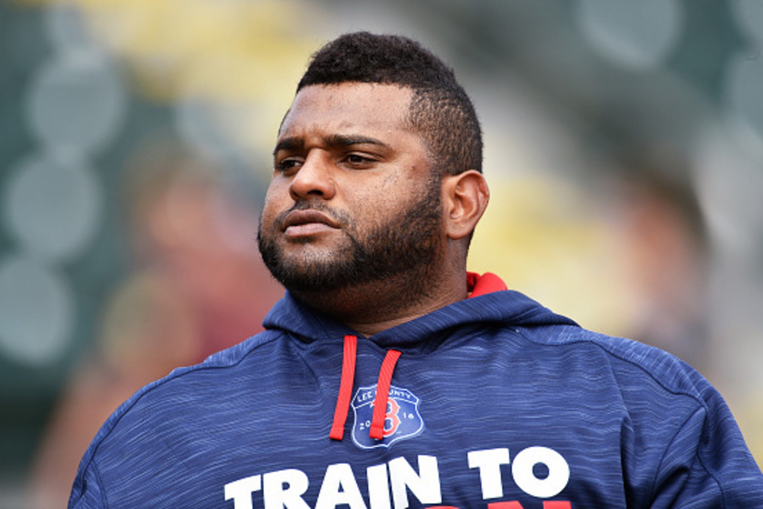 SARASOTA, FL - MARCH 09: Pablo Sandoval #48 of the Boston Red Sox looks on before a spring training game against the Pittsburgh Pirates at McKechnie Field on March 9, 2016 in Bradenton, Florida. (Photo by Ronald C. Modra/Sports Imagery/Getty Images) SARASOTA, FL - MARCH 09: Pablo Sandoval #48 of the Boston Red Sox looks on before a spring training game against the Pittsburgh Pirates at McKechnie Field on March 9, 2016 in Bradenton, Florida. (Photo by Ronald C. Modra/Sports Imagery/Getty Images)