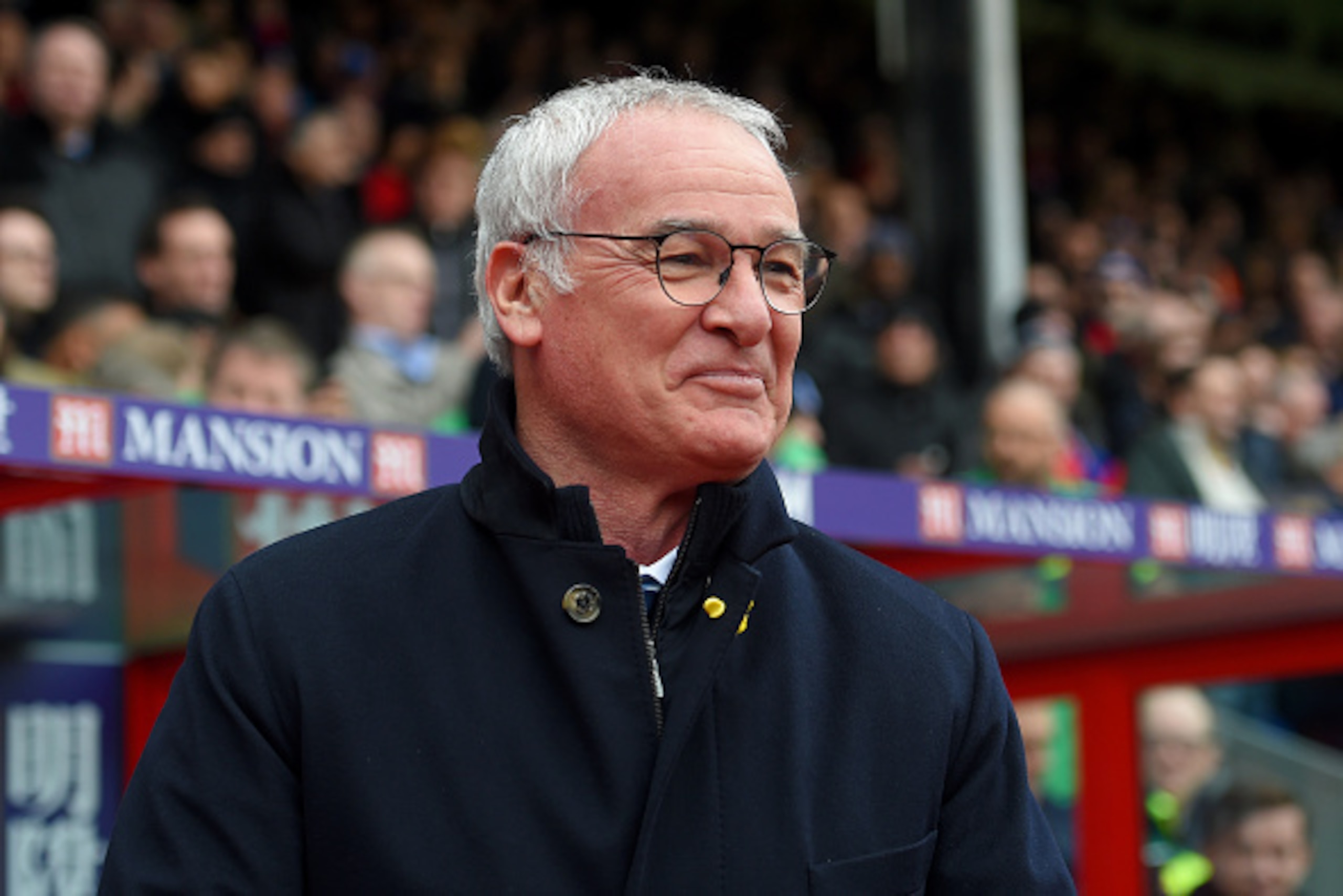 LONDON, ENGLAND - MARCH 19:  Claudio Ranieri Manager of Leicester City looks on prior to the Barclays Premier League match between Crystal Palace and Leicester City at Selhurst Park on March 19, 2016 in London, United Kingdom.  (Photo by Michael Regan/Get