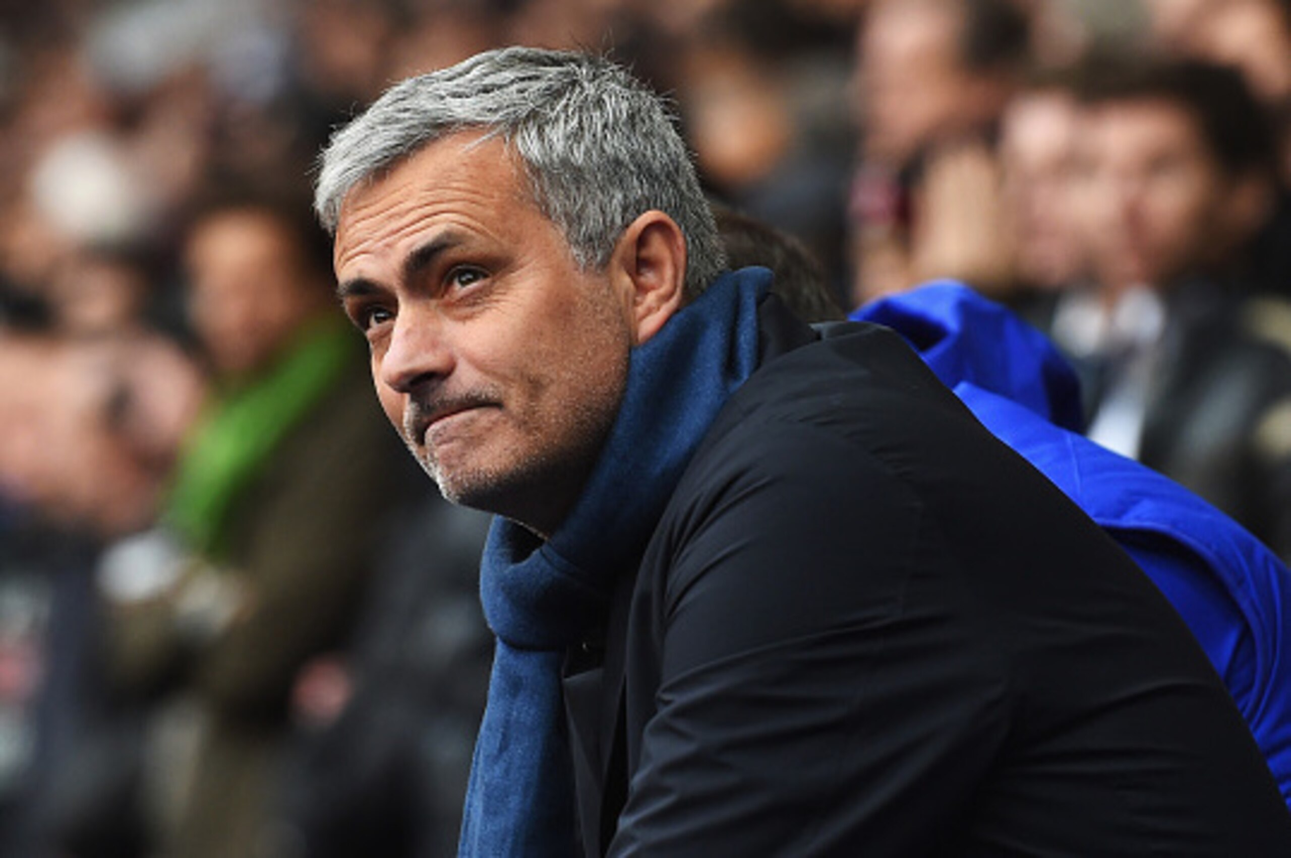 LONDON, ENGLAND - NOVEMBER 29:  Jose Mourinho manager of Chelsea looks on prior to the Barclays Premier League match between Tottenham Hotspur and Chelsea at White Hart Lane on November 29, 2015 in London, England.  (Photo by Shaun Botterill/Getty Images)