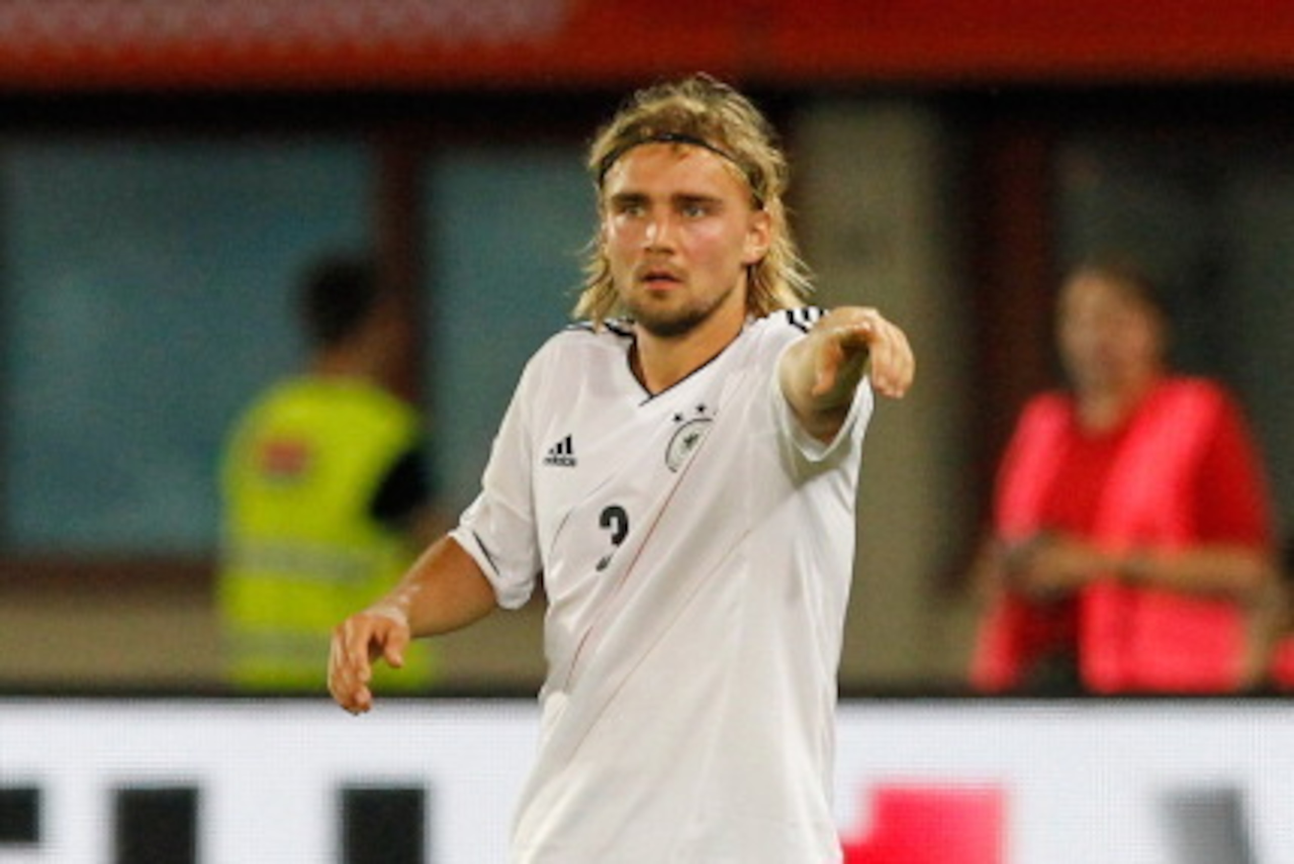 VIENNA, AUSTRIA - SEPTEMBER 11:  Marcel Schmelzer of Germany gestures during the FIFA 2014 World Cup Qualifier group C match between Austria and Germany at Ernst Happel Stadion on September 11, 2012 in Vienna, Austria.  (Photo by Boris Streubel/Getty Imag