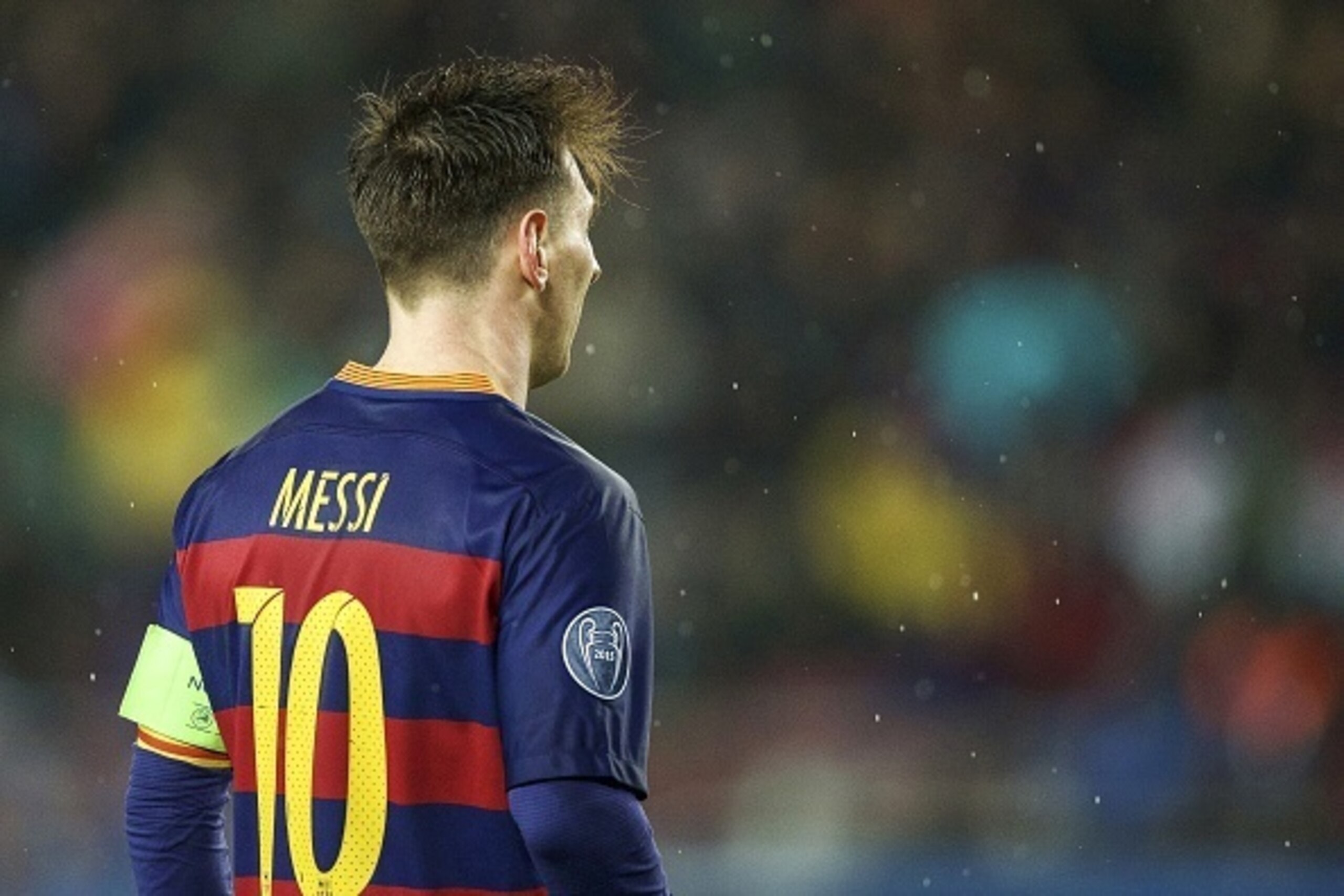 Lionel Messi of FC Barcelona during the UEFA Champions League round of 16 match between FC Barcelona and Arsenal on March 16, 2015 at the CampNou stadium in Barcelona, Spain.(Photo by VI Images via Getty Images)