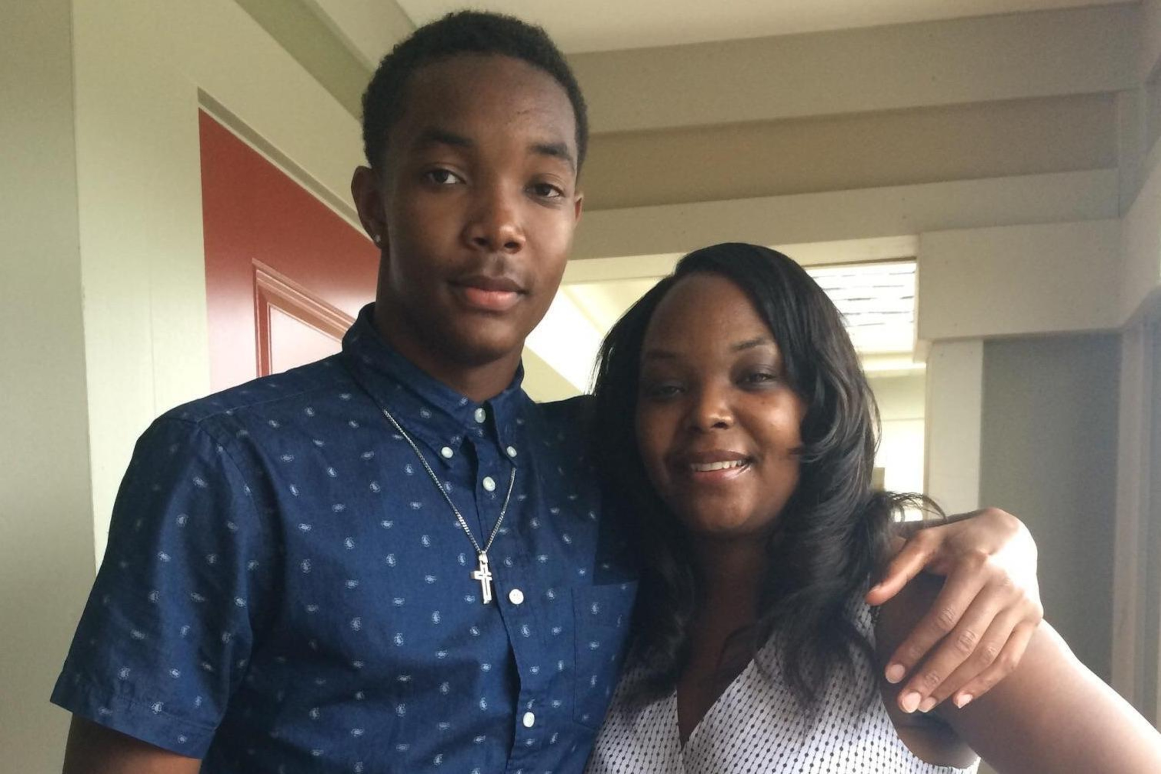 Devonte's mother, only 14 years older than her son, said she often is asked if she is his twin sister. Devonte's mother, only 14 years older than her son, said she often is asked if she is his twin sister.