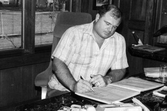 Bill Watts at work.