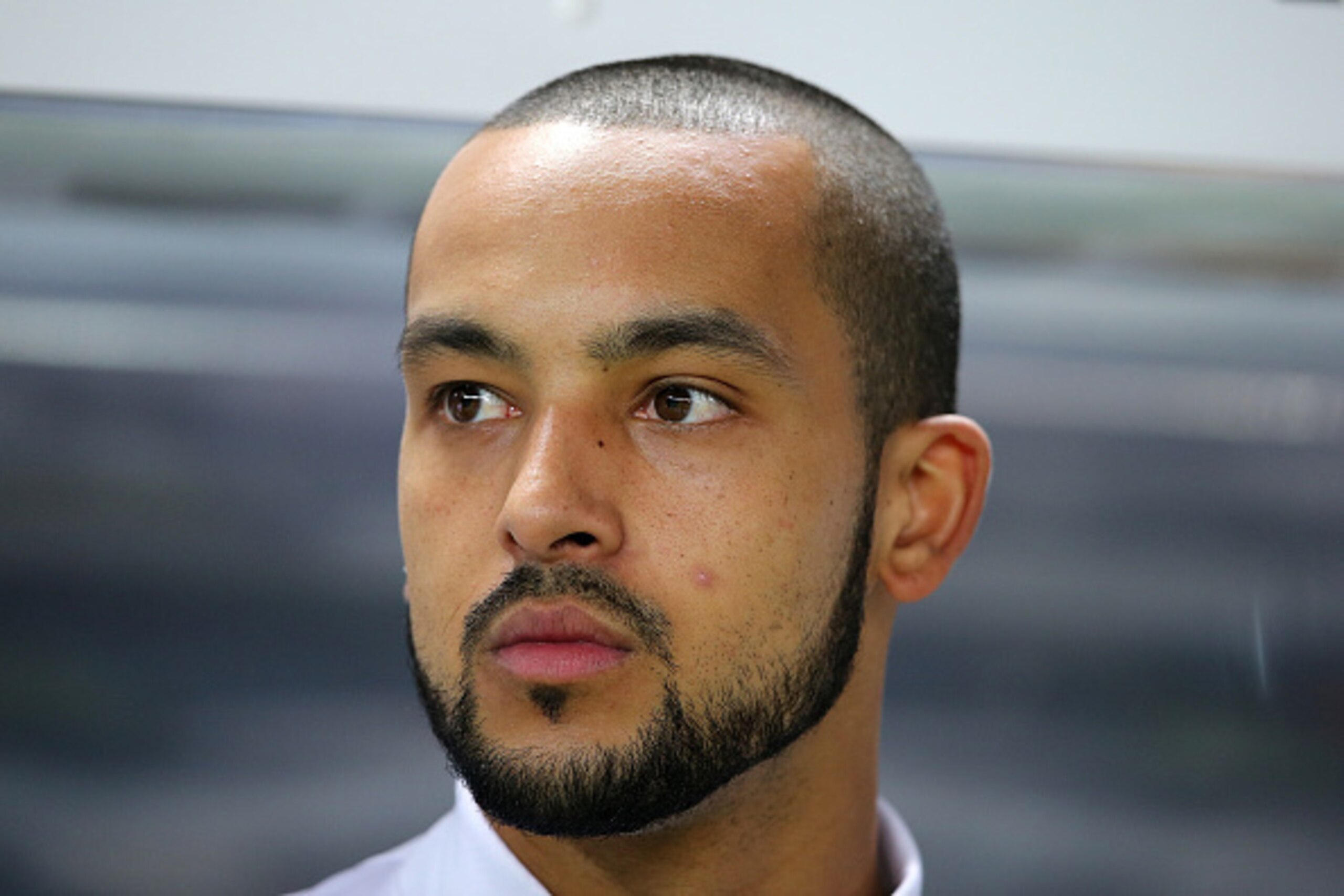 BERLIN, GERMANY - MARCH 26:  Theo Walcott of England looks on prior to the International Friendly match between Germany and England at Olympiastadion on March 26, 2016 in Berlin, Germany.  (Photo by Matthew Ashton - AMA/Getty Images)