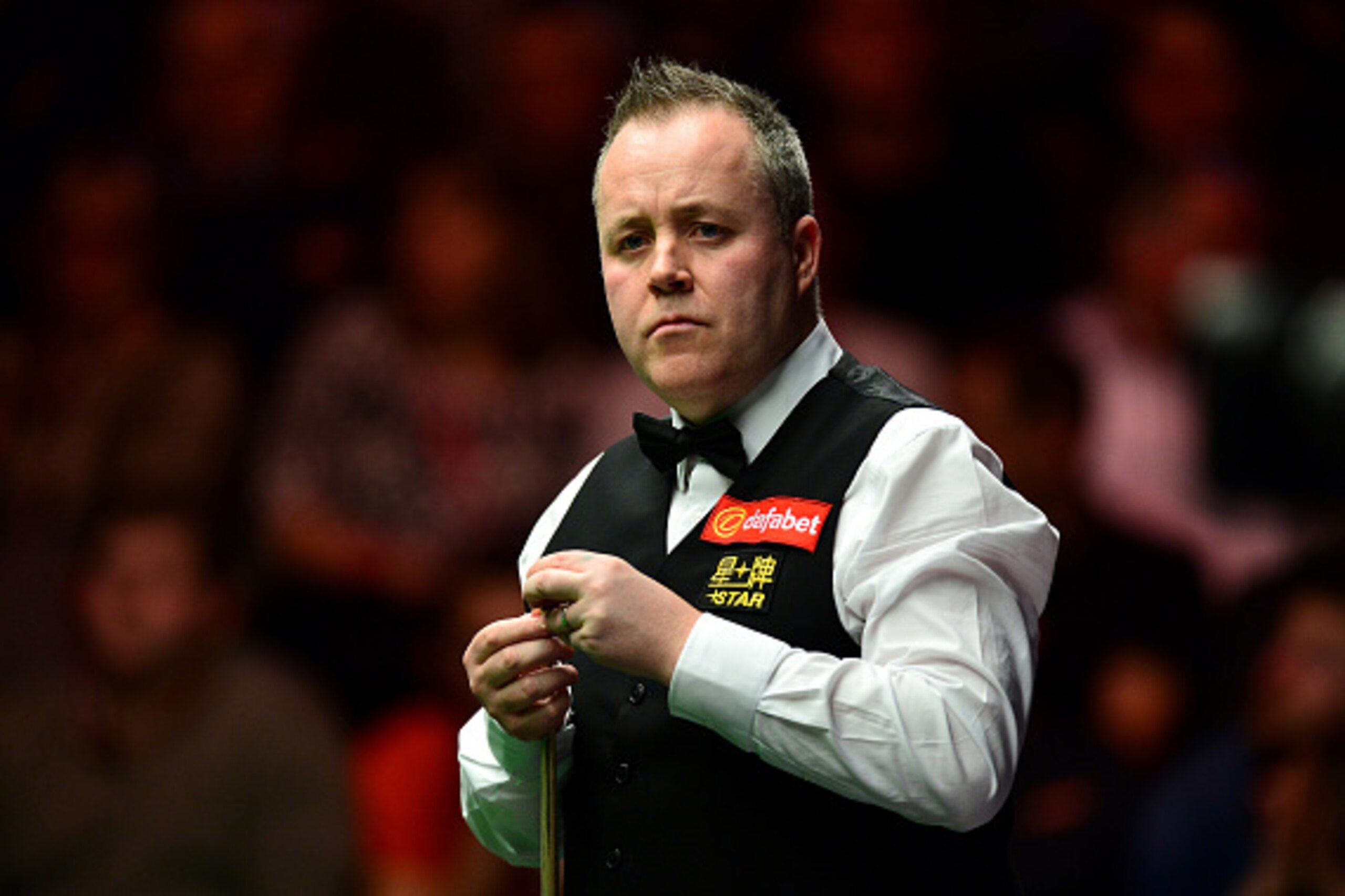 LONDON, ENGLAND - JANUARY 15:  John Higgins of Scotland looks on during his quarter final match against Stuart Bingham of England during Day Six of The Dafabet Masters at Alexandra Palace on January 15, 2016 in London, England.  (Photo by Dan Mullan/Getty