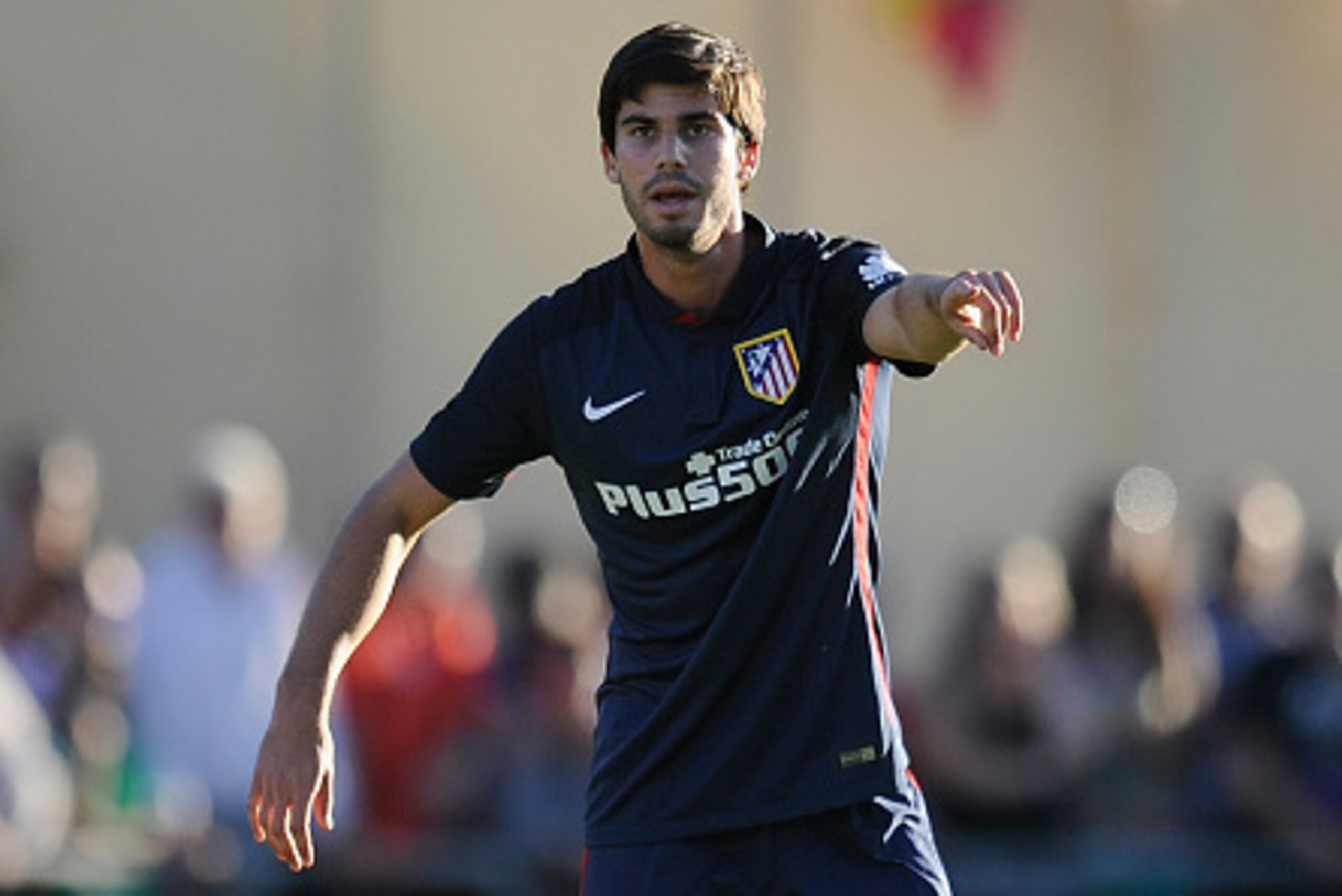 BURGO DE OSMA, SPAIN - JULY 25:  Nacho Monsalve of Club Atletico de Madrid in action during the Jesus Gil y Gil Memorial pre-season friendly match between Numancia and Club Atletico de Madrid at the Campo Municipal de Deportes on July 25, 2015 in Burgo de