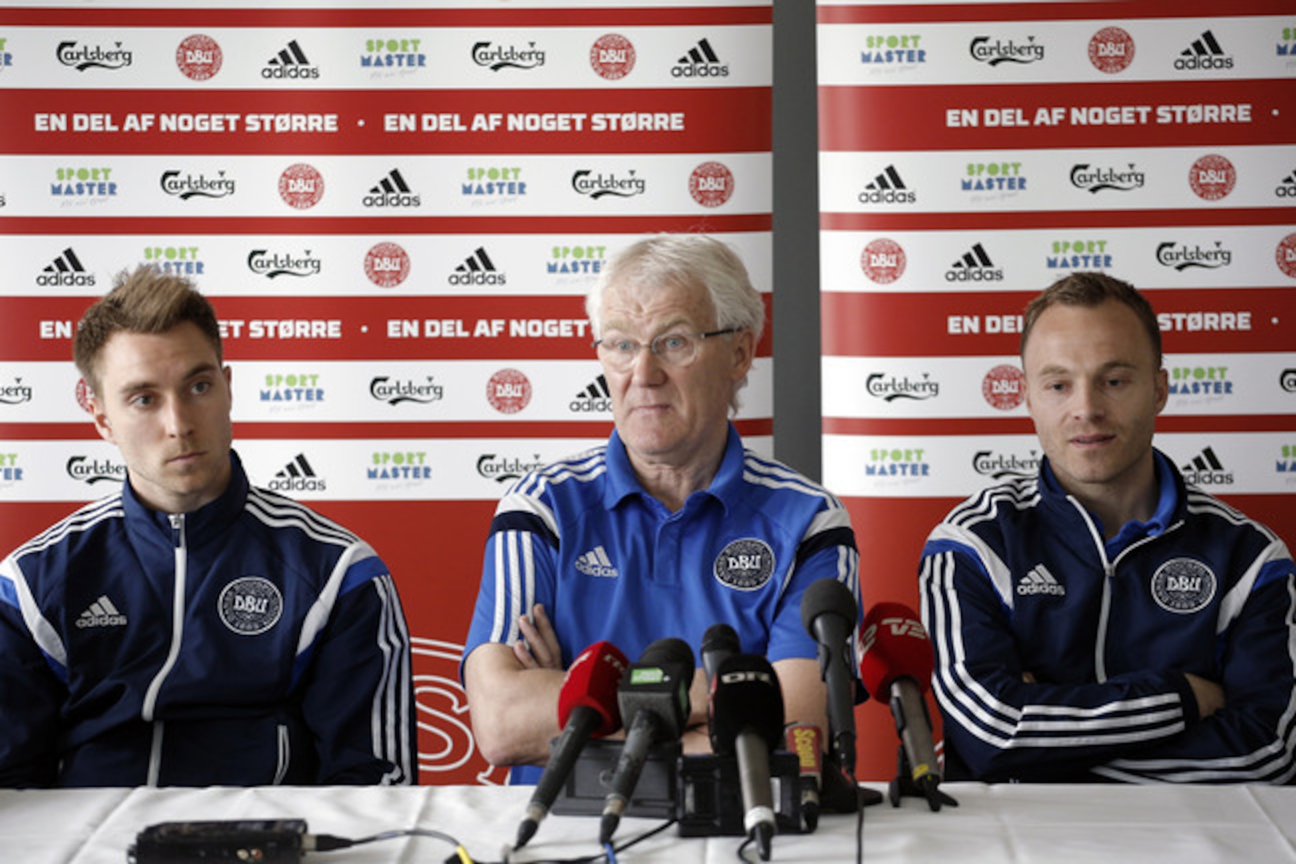 Eriksen and his Denmark team-mates are having to get used to life without former national-team boss Morten Olsen.