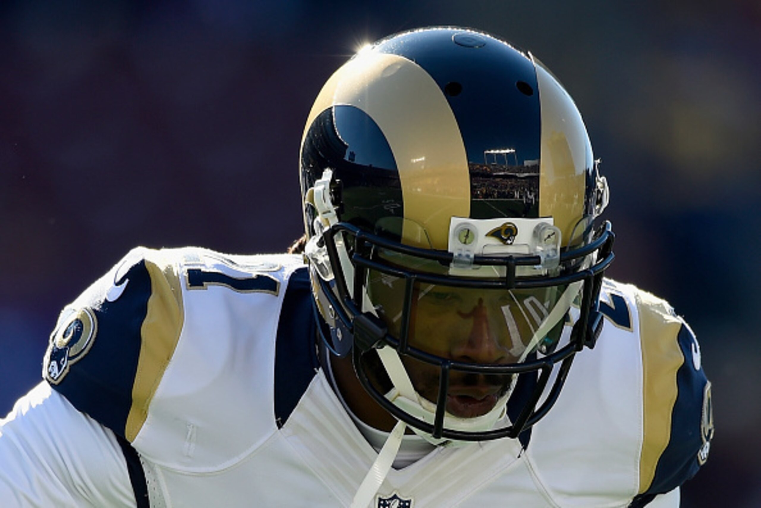 MINNEAPOLIS, MN - NOVEMBER 8: Janoris Jenkins #21 of the St. Louis Rams looks on before the game against the Minnesota Vikings on November 8, 2015 at TCF Bank Stadium in Minneapolis, Minnesota. (Photo by Hannah Foslien/Getty Images)