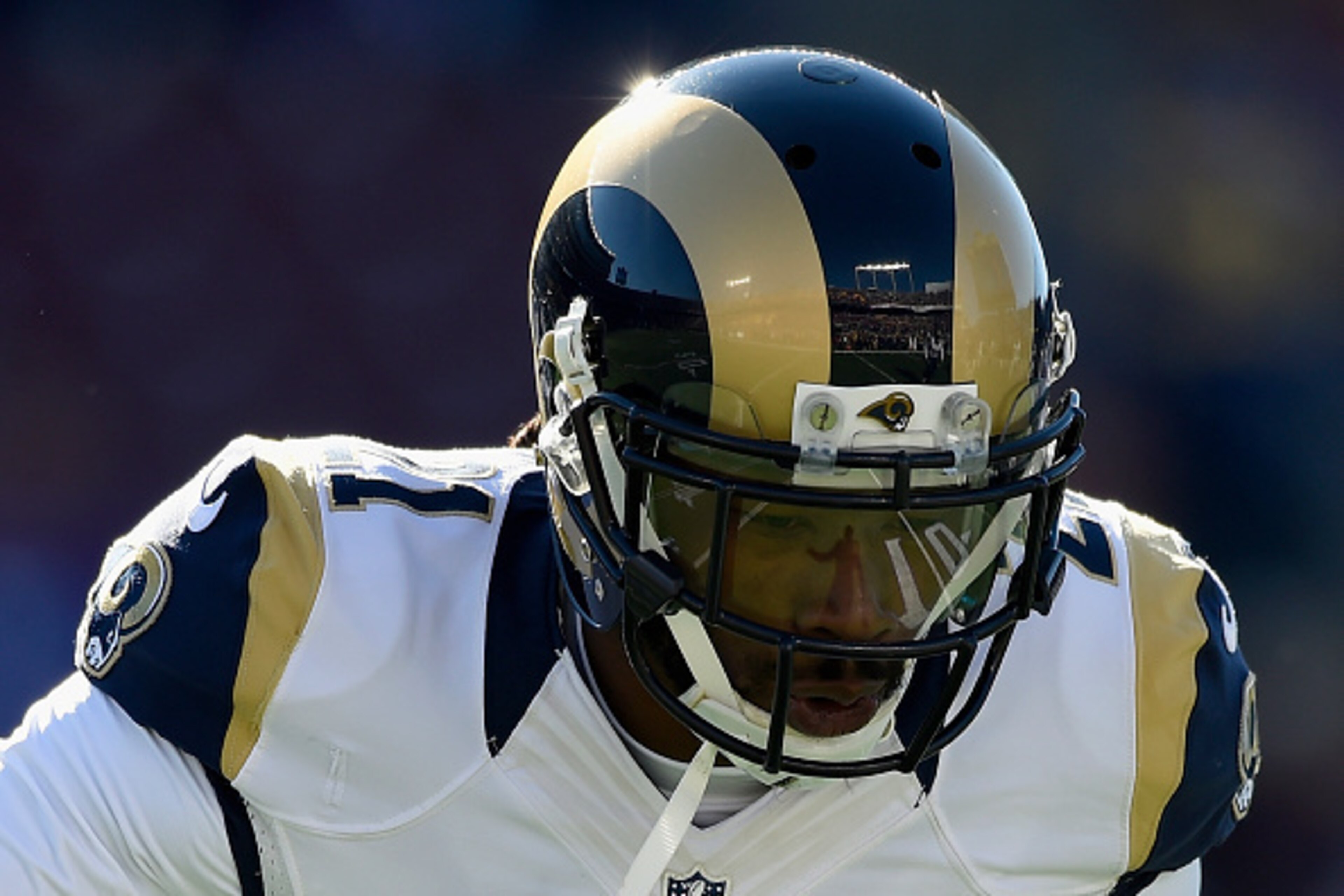 MINNEAPOLIS, MN - NOVEMBER 8: Janoris Jenkins #21 of the St. Louis Rams looks on before the game against the Minnesota Vikings on November 8, 2015 at TCF Bank Stadium in Minneapolis, Minnesota. (Photo by Hannah Foslien/Getty Images)