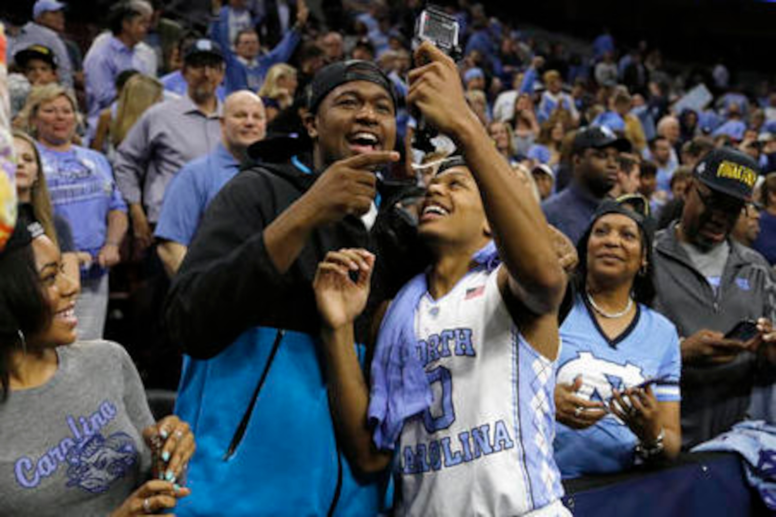 Jenkins celebrated his brother Nate Britt's Final Four appearance last week in Philadelphia.