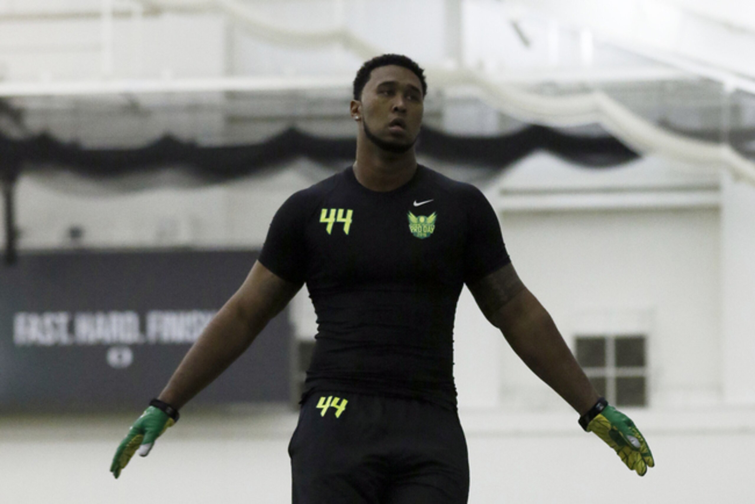 DeForest Buckner's stock continues to soar ahead of draft day. DeForest Buckner's stock continues to soar ahead of draft day.
