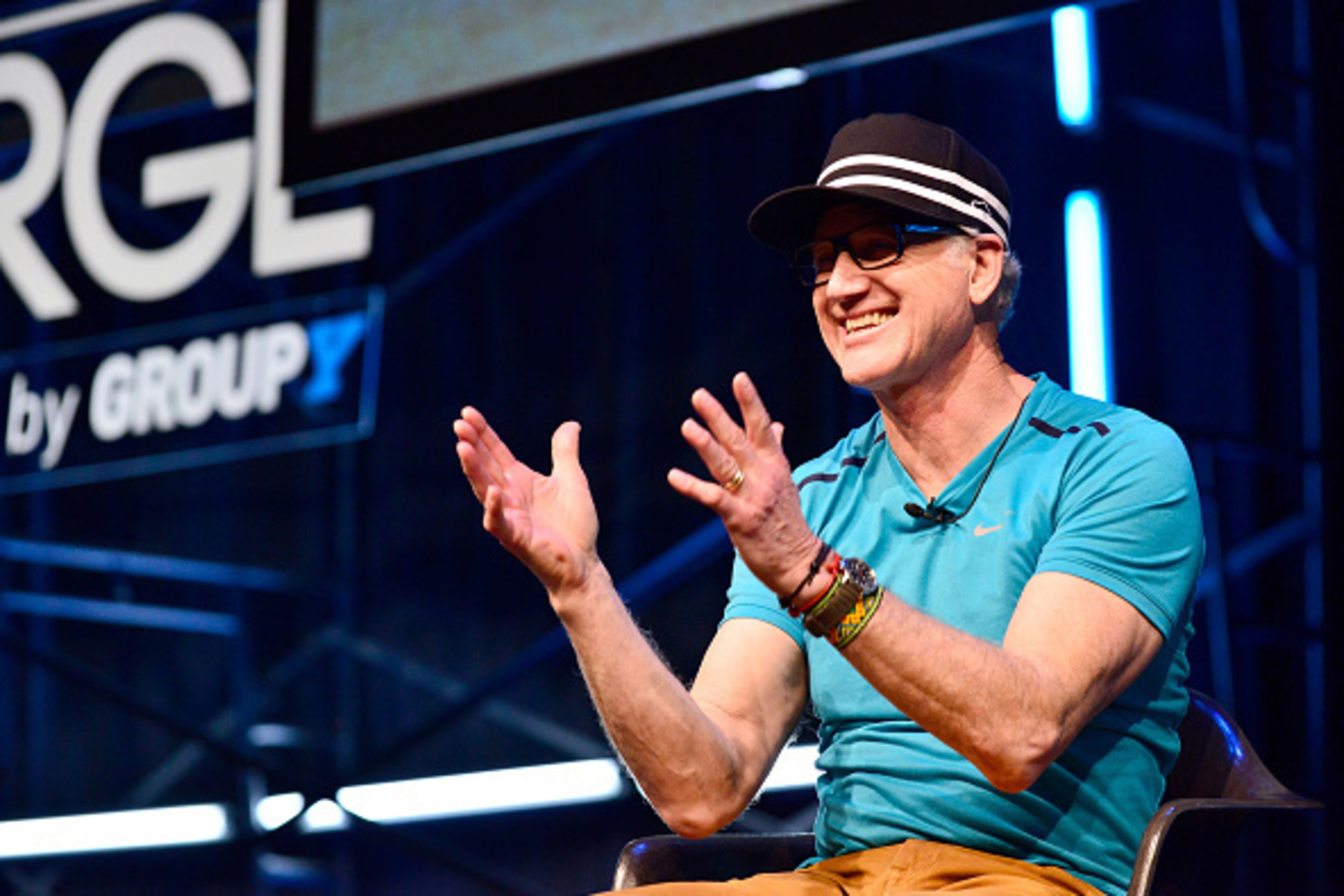 LONG BEACH, CA - JANUARY 06: Nike Designer Tinker Hatfield attends Agenda Emerge Powered By Group Y on January 6, 2015 in Long Beach, California. (Photo by Jerod Harris/Getty Images for Agenda) LONG BEACH, CA - JANUARY 06: Nike Designer Tinker Hatfield attends Agenda Emerge Powered By Group Y on January 6, 2015 in Long Beach, California. (Photo by Jerod Harris/Getty Images for Agenda)