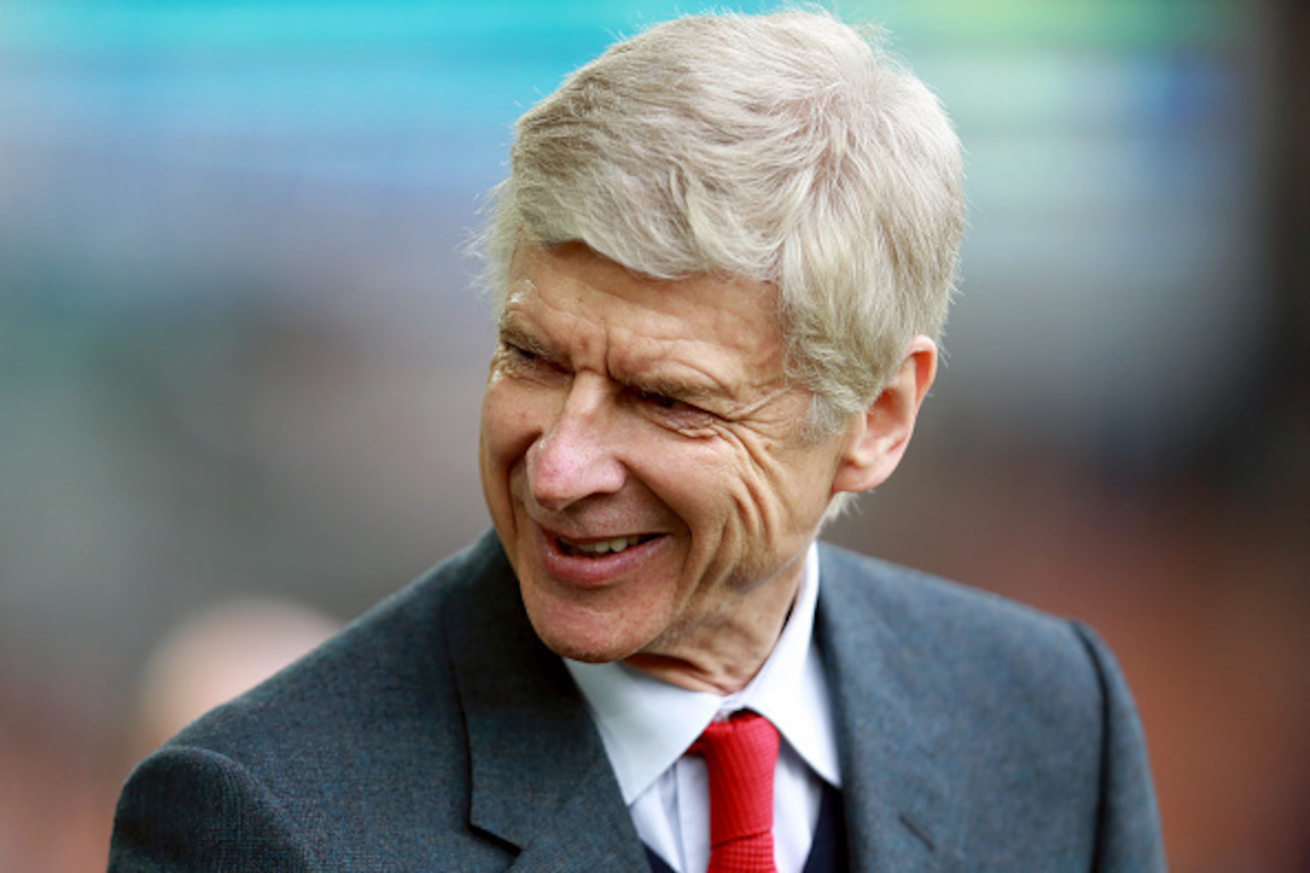 LIVERPOOL, ENGLAND - MARCH 19: Arsene Wenger manager / head coach of Arsenal during the Barclays Premier League match between Everton and Arsenal at Goodison Park on March 19, 2016 in Liverpool, England.  (Photo by James Baylis - AMA/Getty Images)