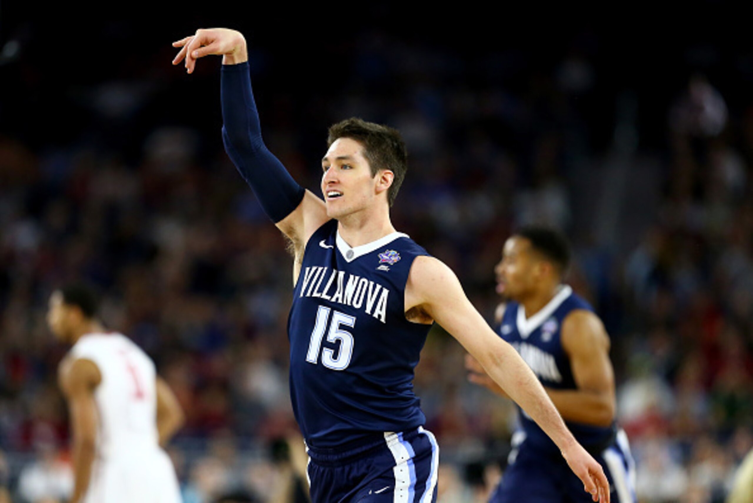HOUSTON, TEXAS - APRIL 02: Ryan Arcidiacono #15 of the Villanova Wildcats reacts in the first half against the Oklahoma Sooners during the NCAA Men's Final Four Semifinal at NRG Stadium on April 2, 2016 in Houston, Texas. (Photo by Ronald Martinez/Getty HOUSTON, TEXAS - APRIL 02: Ryan Arcidiacono #15 of the Villanova Wildcats reacts in the first half against the Oklahoma Sooners during the NCAA Men's Final Four Semifinal at NRG Stadium on April 2, 2016 in Houston, Texas. (Photo by Ronald Martinez/Getty