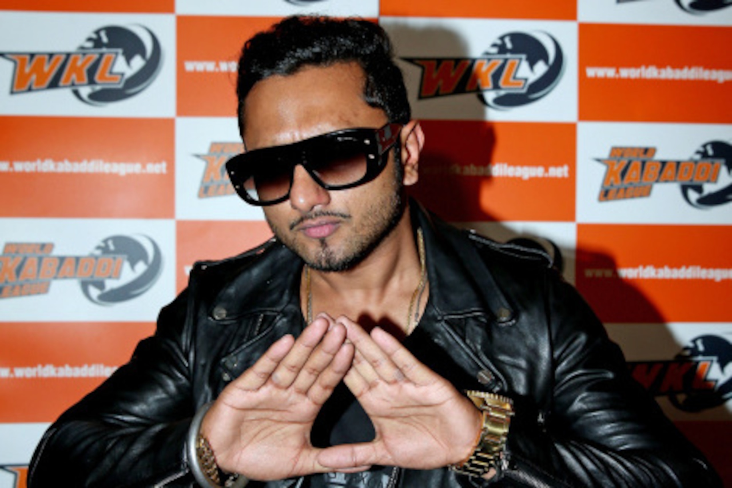 LONDON, ENGLAND - AUGUST 08:  Yo Yo Tigers owner Honey Singh during the World Kabaddi League Press Conference on August 8, 2014 in London, England.  (Photo by Scott Heavey - WKL/WKL via Getty Images)