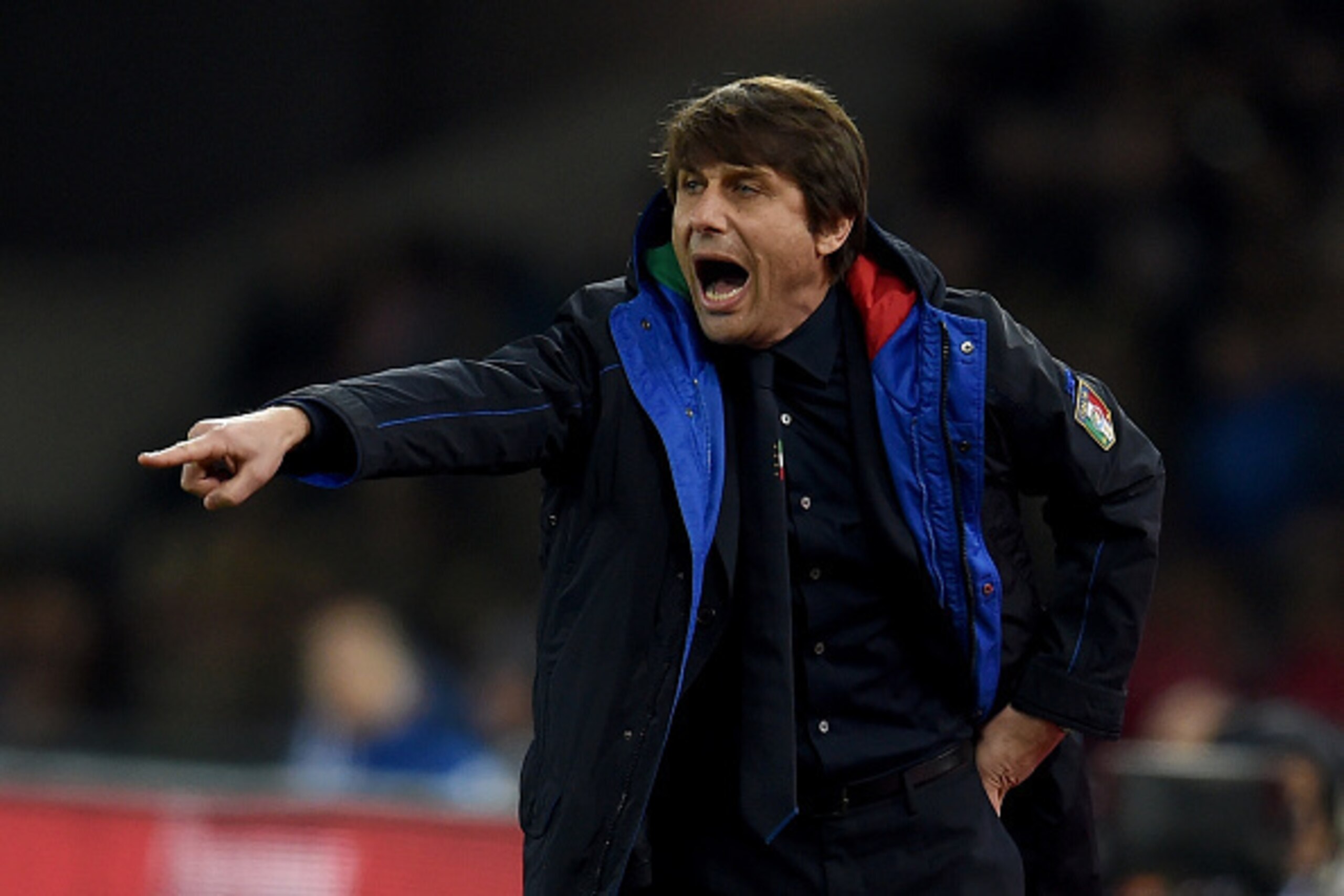 UDINE, ITALY - MARCH 24: Head coach Italy Antonio Conte reacts during the international friendly match between Italy and Spain at Stadio Friuli on March 24, 2016 in Udine, Italy. (Photo by Claudio Villa/Getty Images) UDINE, ITALY - MARCH 24: Head coach Italy Antonio Conte reacts during the international friendly match between Italy and Spain at Stadio Friuli on March 24, 2016 in Udine, Italy. (Photo by Claudio Villa/Getty Images)