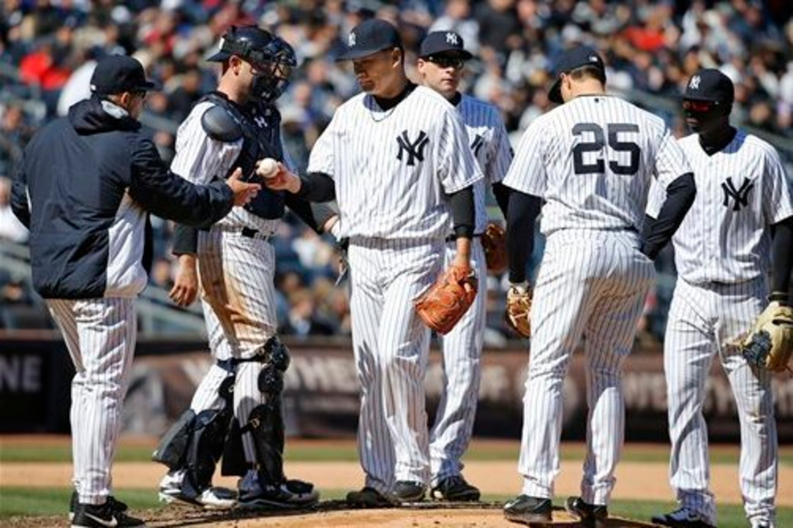 Masahiro Tanaka wasn't bad Tuesday, but he left soon after allowing Carlos Correa's game-tying home run in the sixth.
