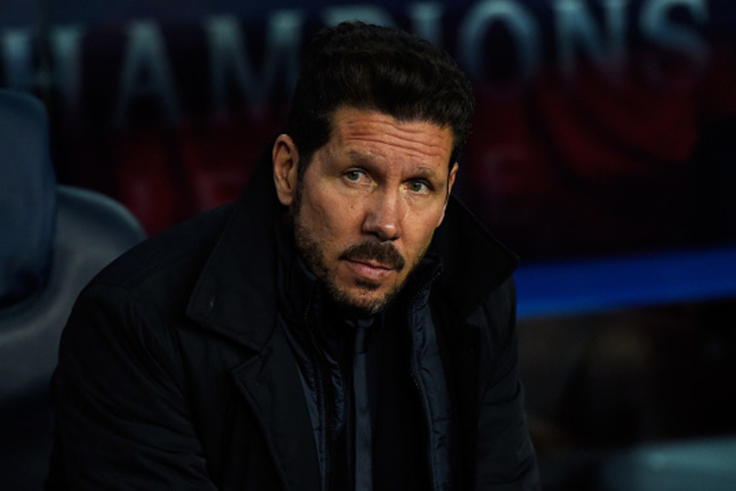 BARCELONA, SPAIN - APRIL 05:  Diego Simeone head coach of Atletico Madrid looks on prior to UEFA Champions League quarter final first leg match between FC Barcelona and Club Atletico de Madrid at Camp Nou on April 5, 2016 in Barcelona, Spain.  (Photo by D