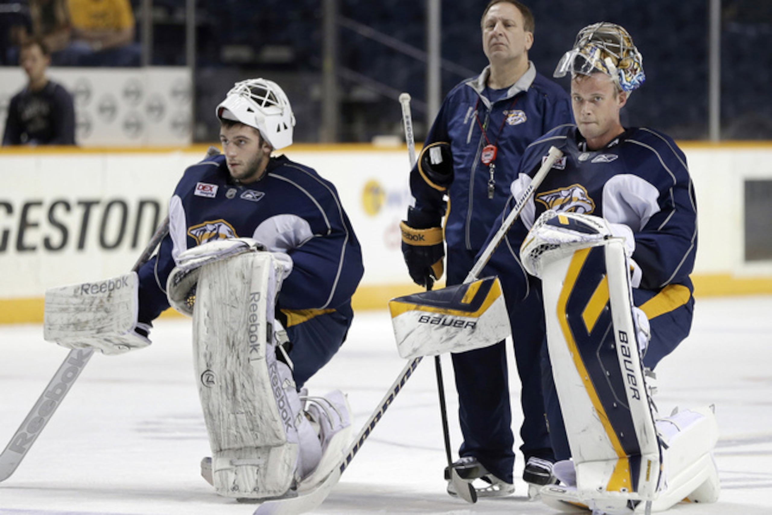 Mitch Korn (center) with Nashville. Mitch Korn (center) with Nashville.