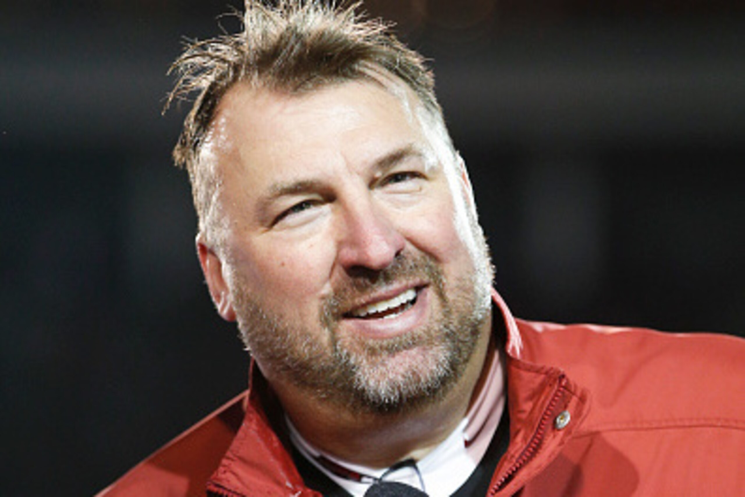 MEMPHIS, TN - JANUARY 2: Head coach Bret Bielema of the Arkansas Razorbacks looks on against the Kansas State Wildcats following the AutoZone Liberty Bowl at Liberty Bowl Memorial Stadium on January 2, 2016 in Memphis, Tennessee. Arkansas won 45-23. (Phot