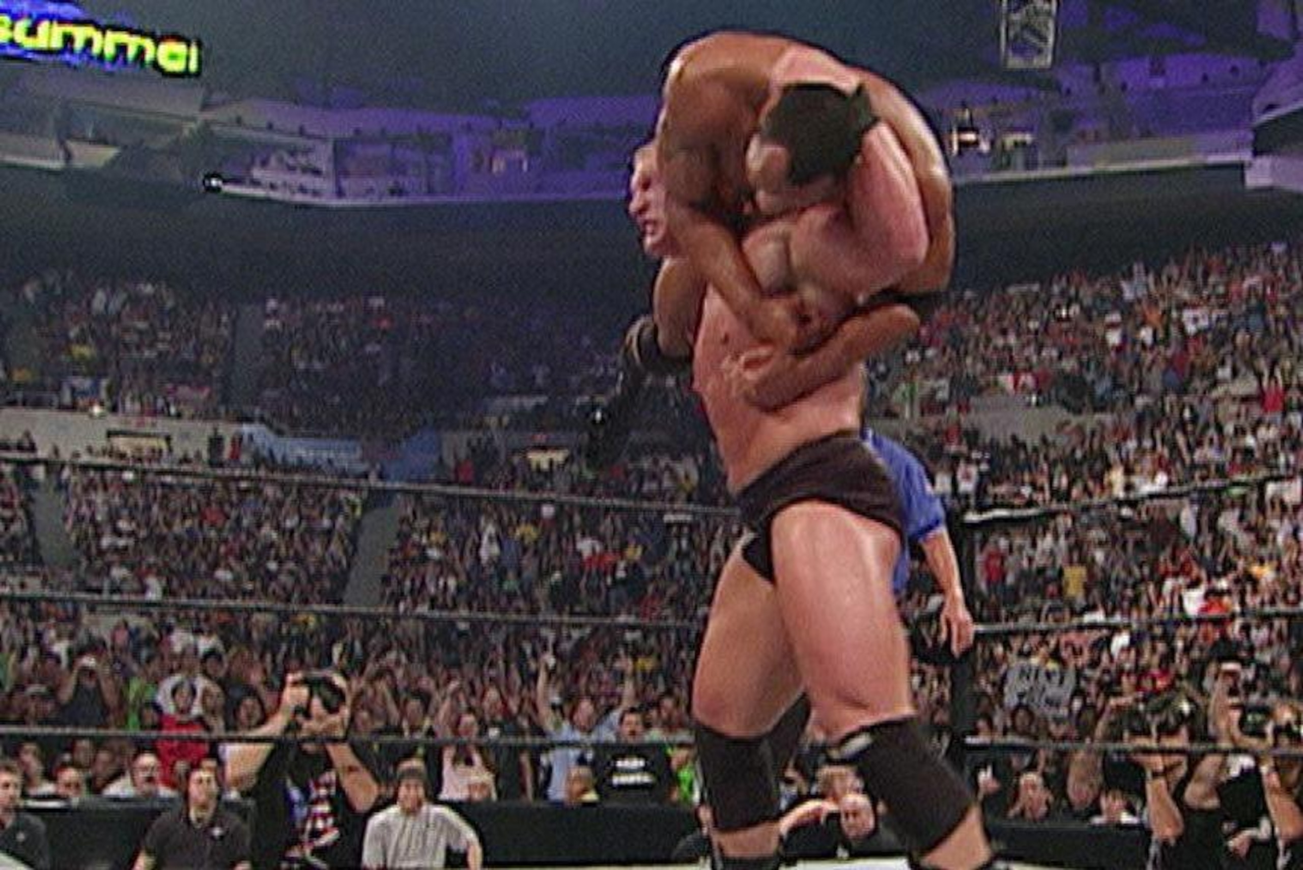 The Rock vs. Brock, SummerSlam 2002