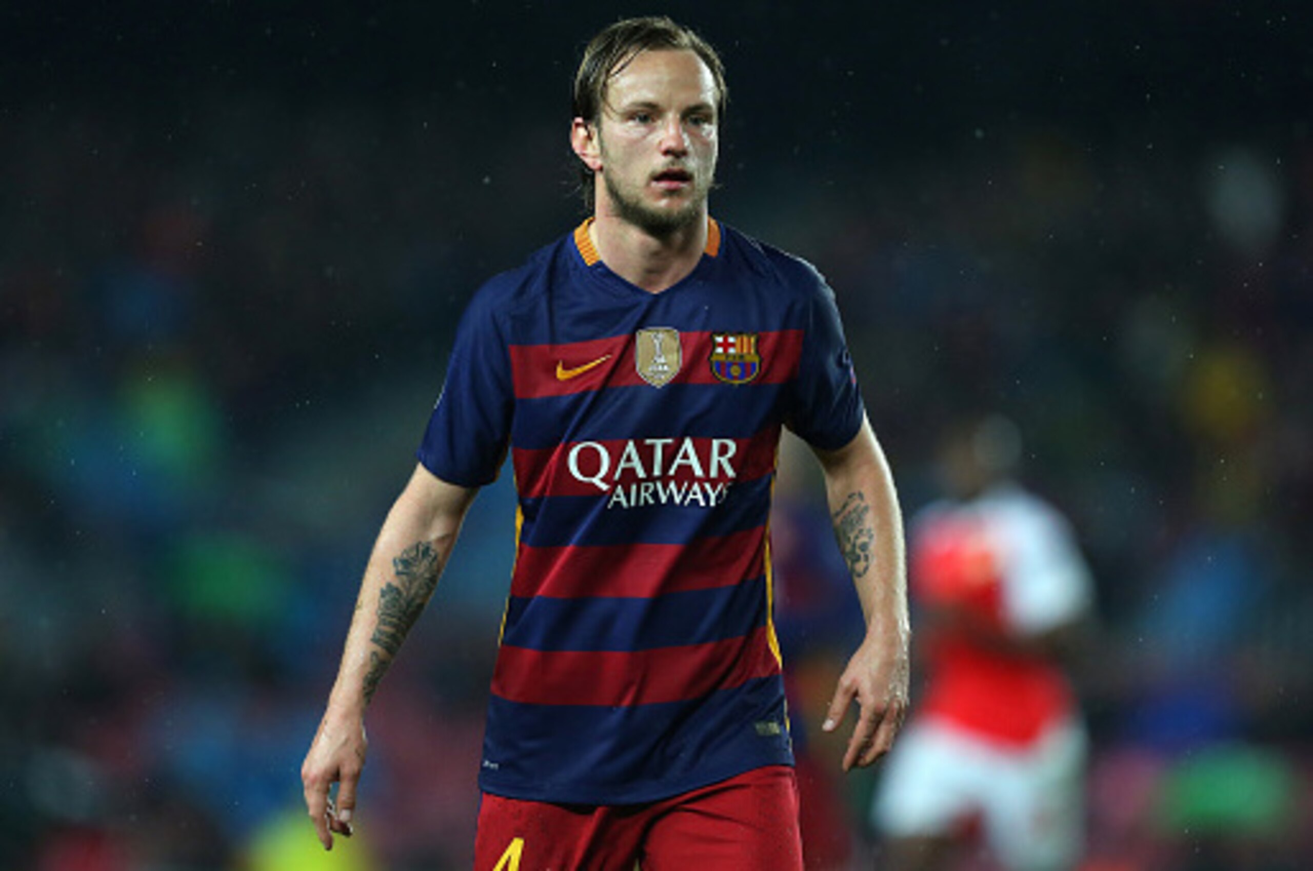 BARCELONA, SPAIN - MARCH 16:  Ivan Rakitic of FC Barcelona during the UEFA Champions League match between FC Barcelona and Arsenal at Camp Nou on March 16, 2016 in Barcelona, Spain.  (Photo by Catherine Ivill - AMA/Getty Images)
