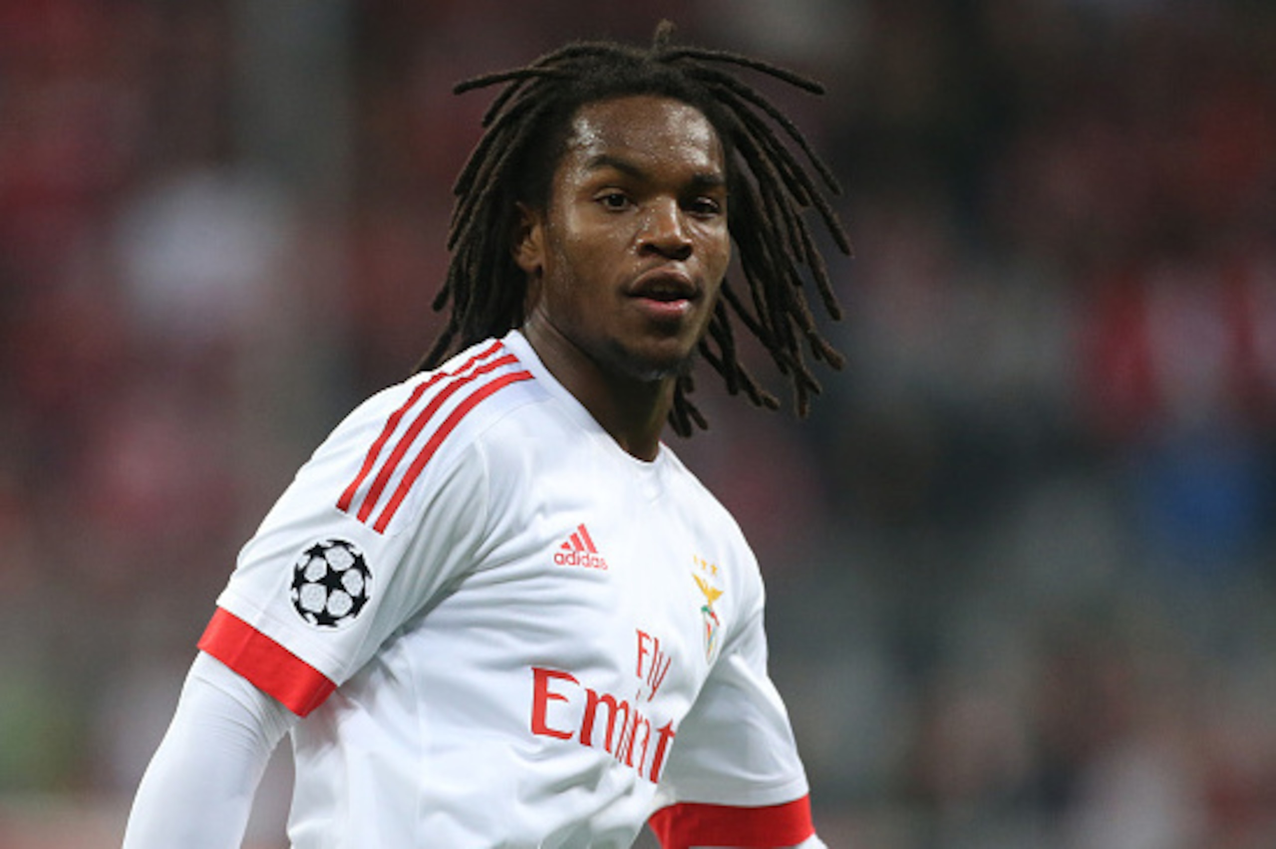 MUNICH, GERMANY - APRIL 5: Renato Sanches of Benfica looks on during the UEFA Champions League quarter final first leg match between FC Bayern Muenchen (Bayern Munich) and SL Benfica Lisbon at Allianz Arena on April 5, 2016 in Munich, Germany. (Photo by J